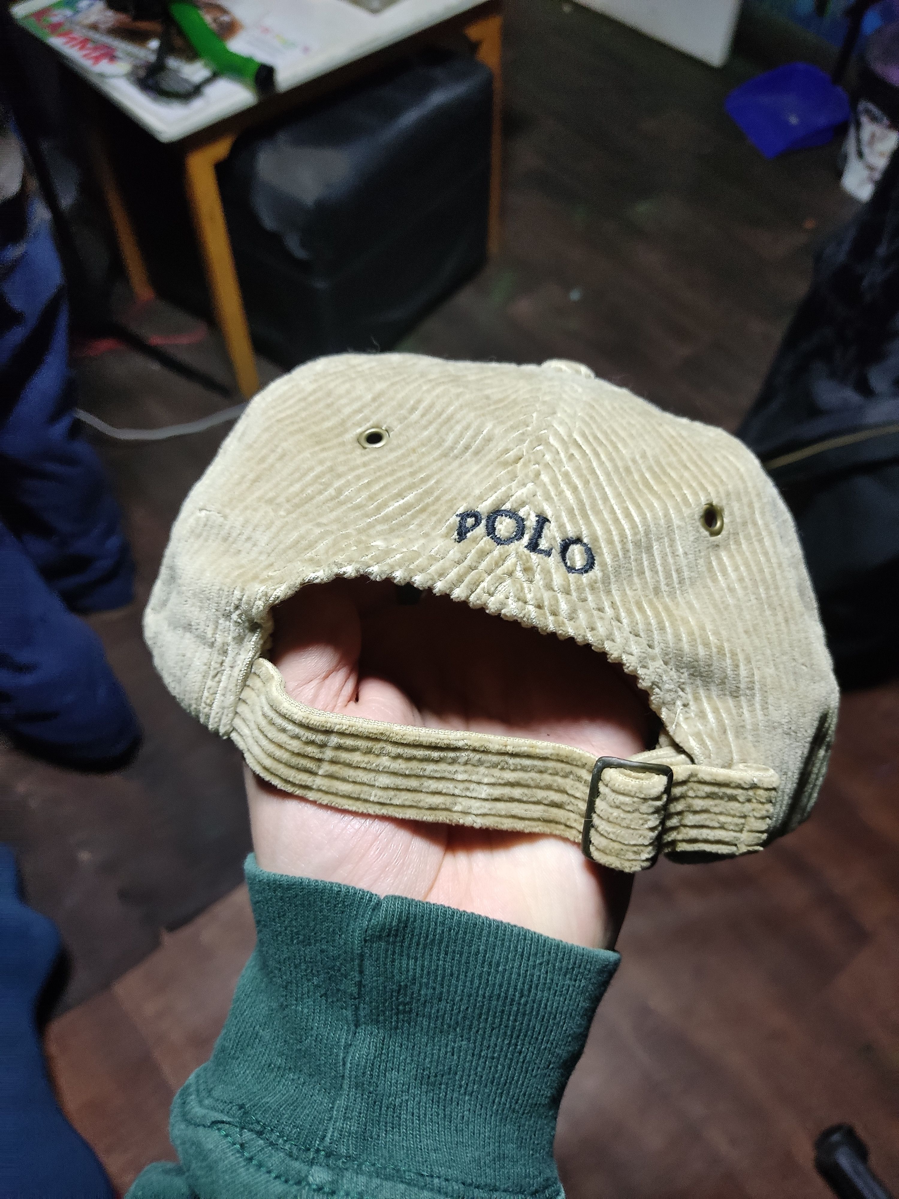 Polo Ralph Lauren Hat polo bear vintage 90s beige Size ONE SIZE - 2 Thumbnail