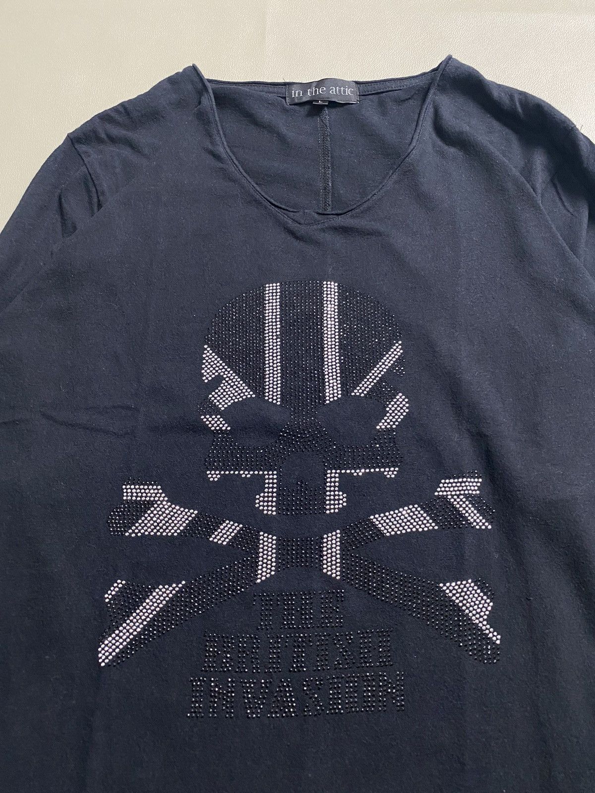 If Six Was Nine × In The Attic × Le Grande Bleu (L.G.B.) In The Attic Skull Glitter Longsleeve Size US M / EU 48-50 / 2 - 3 Thumbnail