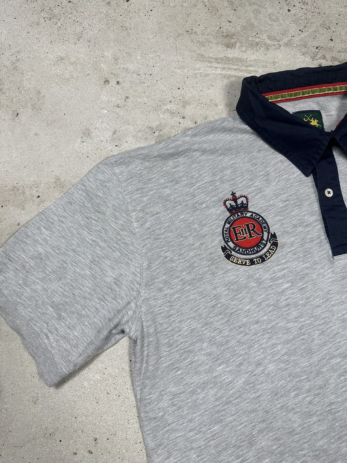 La Martina Vintage Y2K La Martina Saddlery Grey Polo Tee 3 Size US XL / EU 56 / 4 - 3 Thumbnail