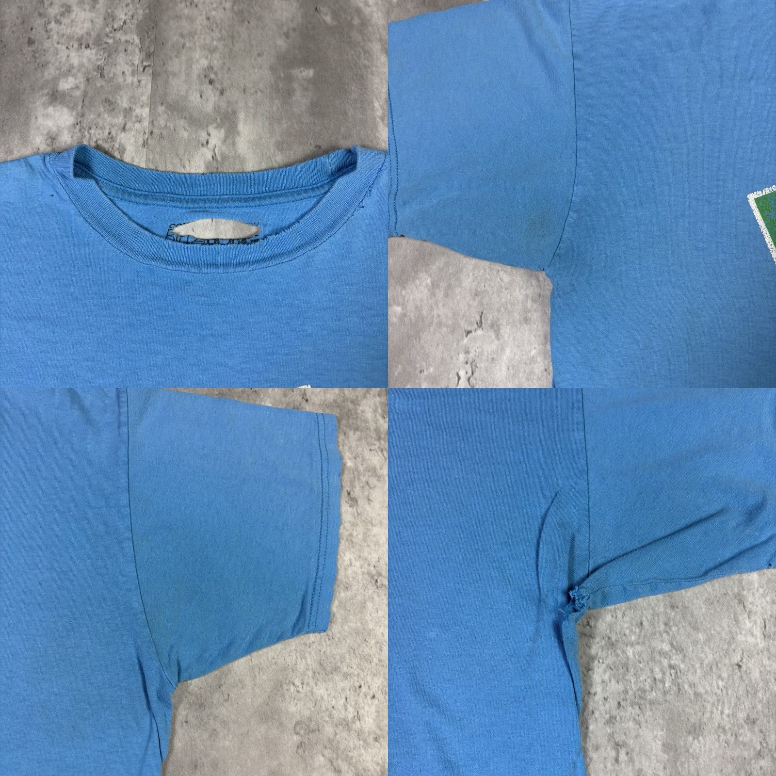 Billabong VINTAGE Billabong T Shirt Logo Print Adult Large Surf Skater Y2K Blue 90s Mens Size US L / EU 52-54 / 3 - 8 Thumbnail