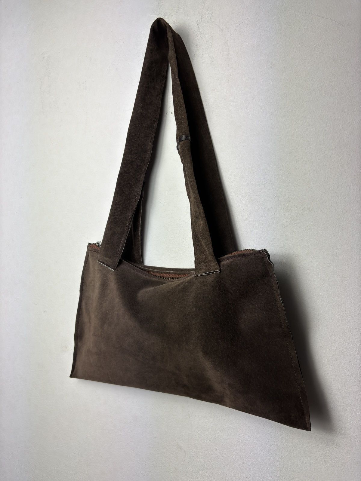 Designer × Vintage Weird shoulder bag brown hand shoulder hobo Size ONE SIZE - 4 Thumbnail