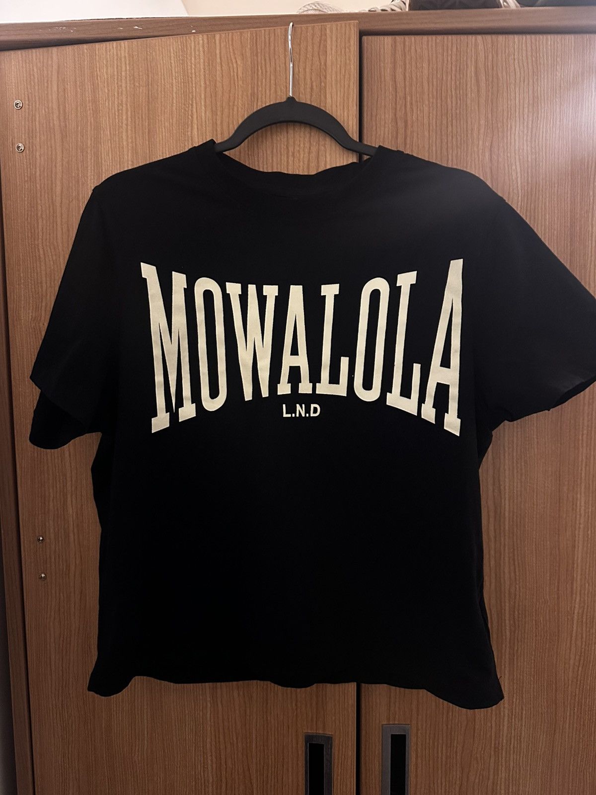 Mowalola Mowalola Double Sweat Boxy Cropped Tee White XL | Grailed