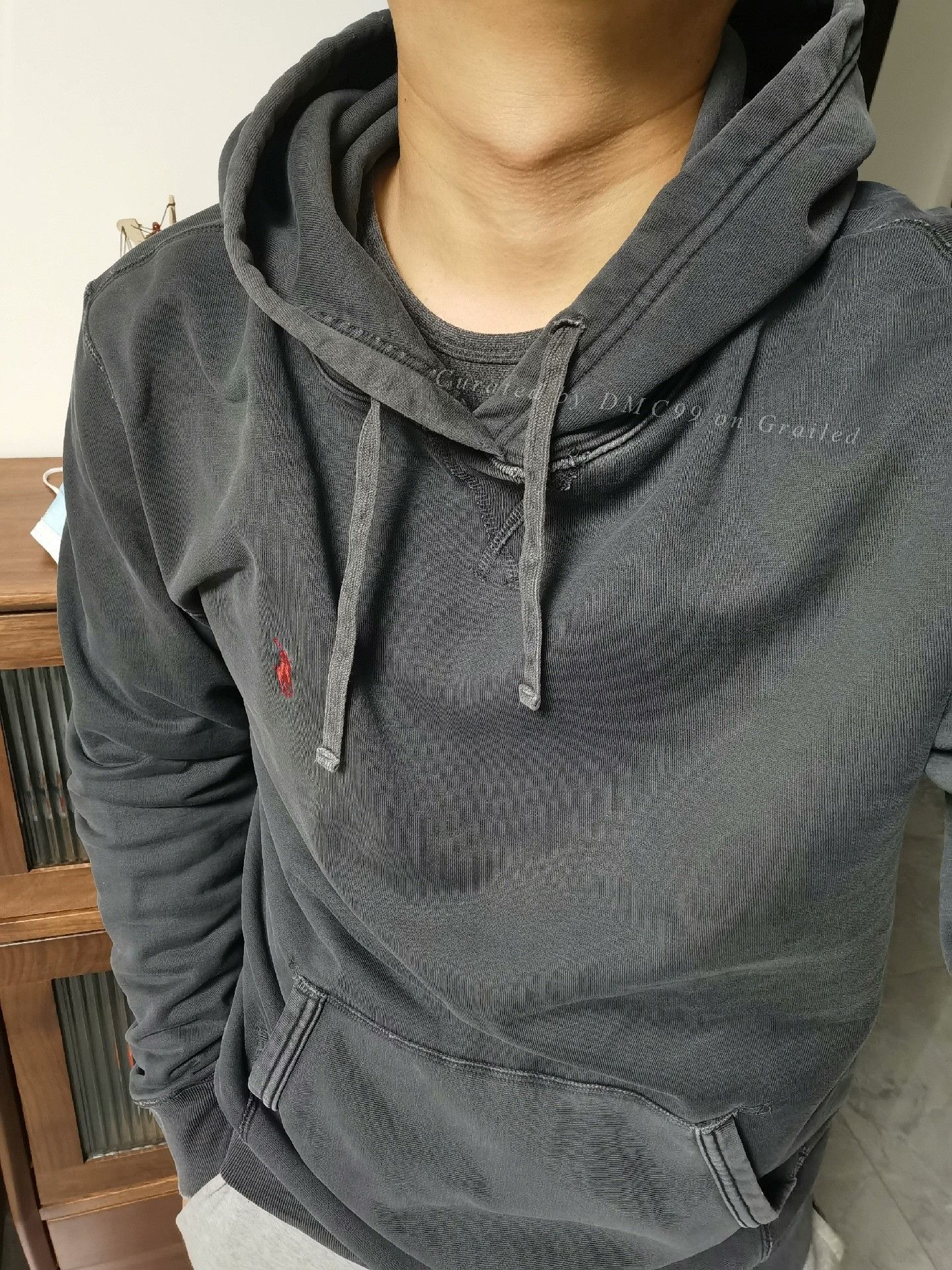 RRL Ralph Lauren Ralph Lauren Distressed Charcoal Black Hoodie Size US M / EU 48-50 / 2 - 1 Thumbnail