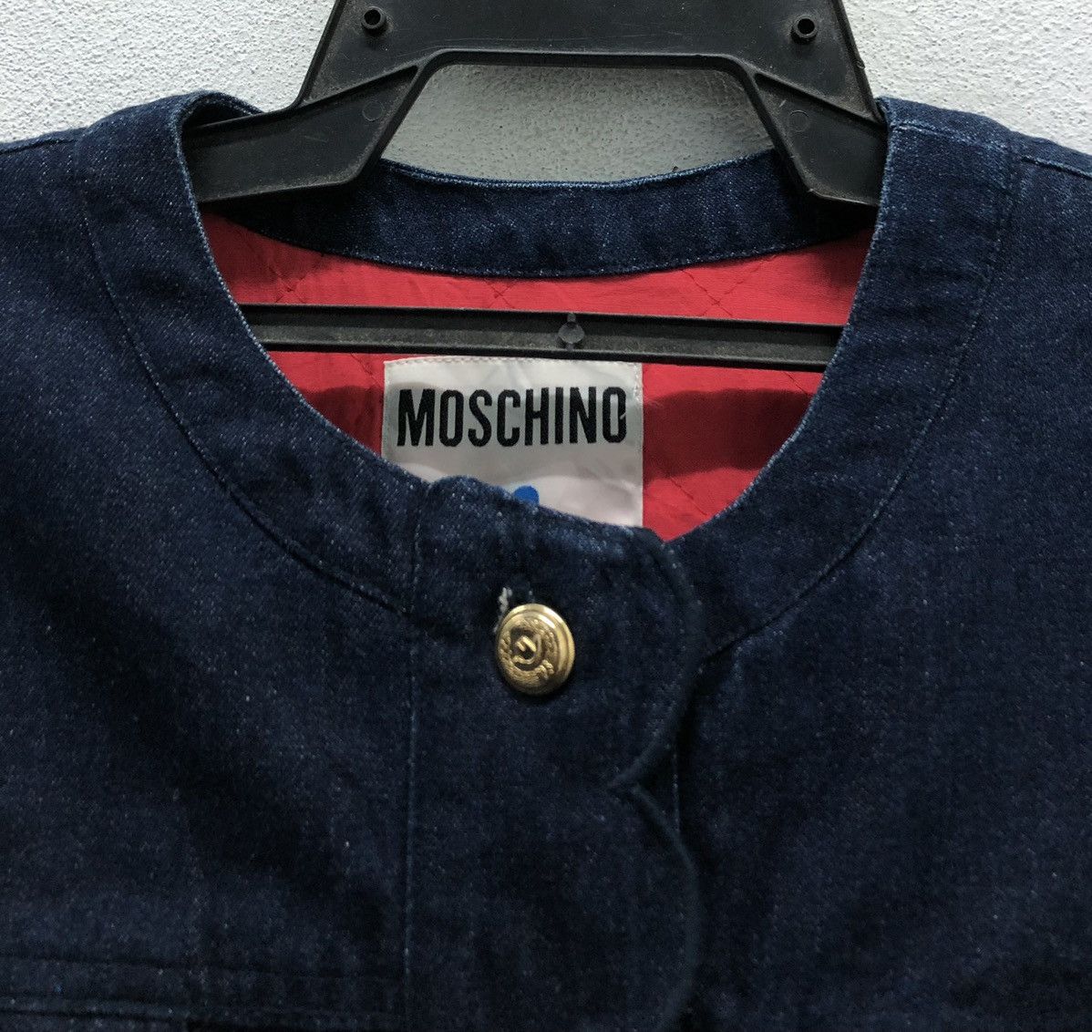 Moschino Vintage Moshino Milano Denim Jacket Size M / US 6-8 / IT 42-44 - 3 Thumbnail