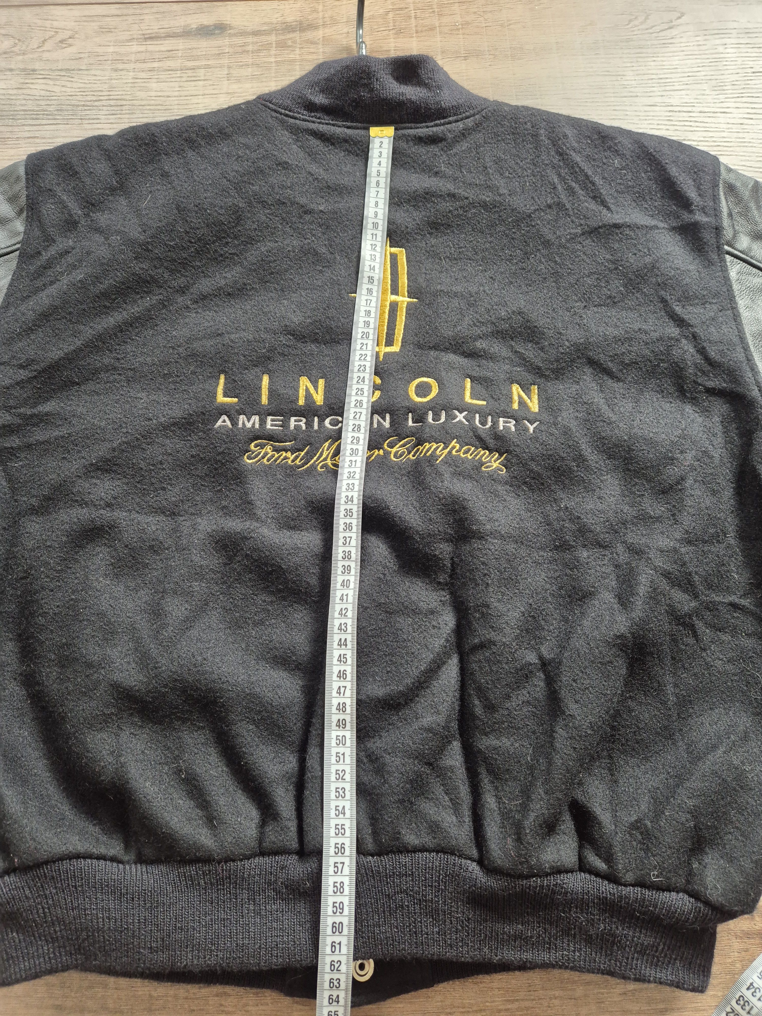 Golden Bear Rare Lincoln Ford jacket wool, leather Size US L / EU 52-54 / 3 - 11 Thumbnail