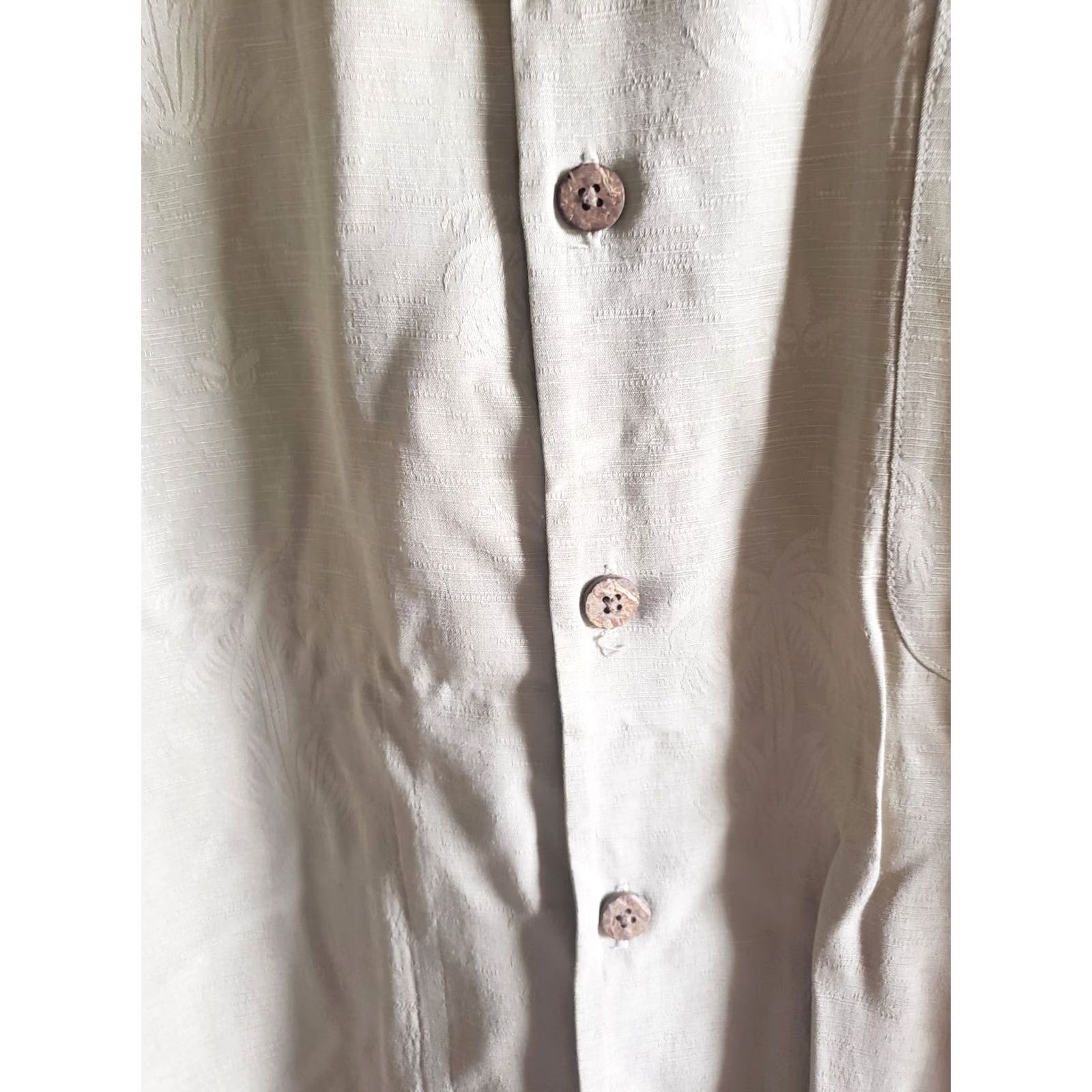 Tommy Bahama Tommy Bahama Shirt Mens L Silk Button-Down Short Sleeve Green 100% Silk Casual Beach Tropical Hawaii Size US L / EU 52-54 / 3 - 6 Thumbnail