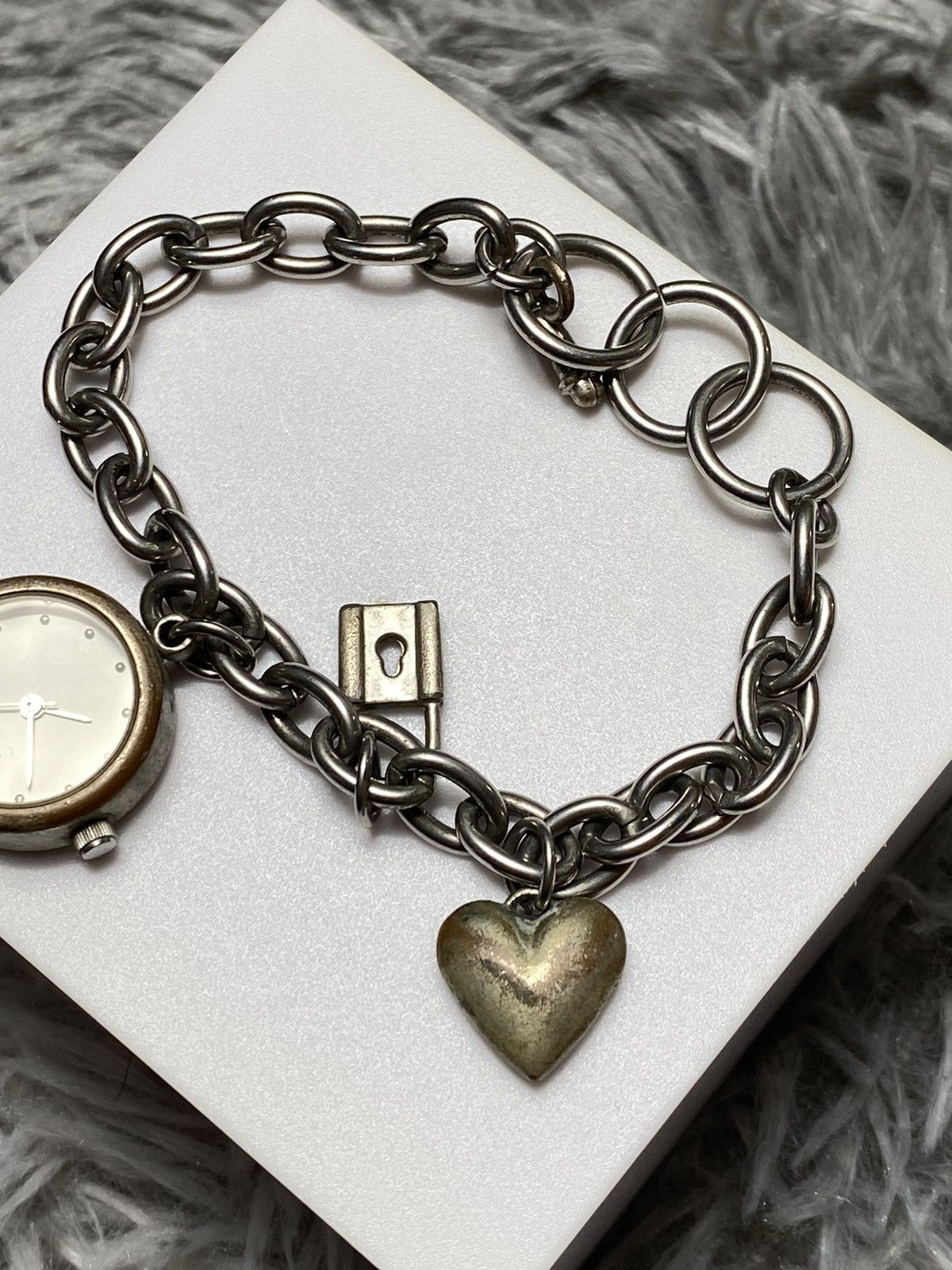 Japanese Brand × Jewelry × Vintage Vintage Charm Bracelet Watch - Japanese Brand Size ONE SIZE - 4 Thumbnail