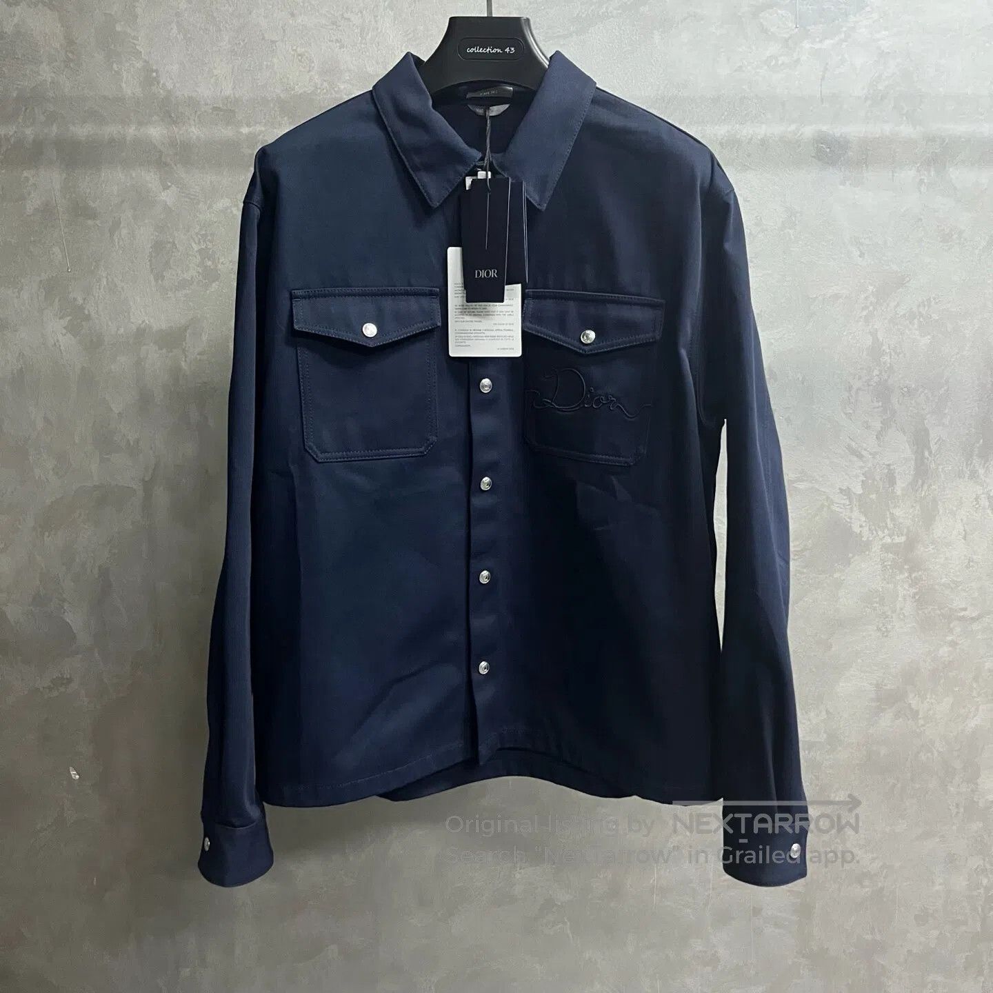 Dior Dior Long-sleeved shirt with collar flap, buttons, and a c Size US L / EU 52-54 / 3 - 1 Thumbnail