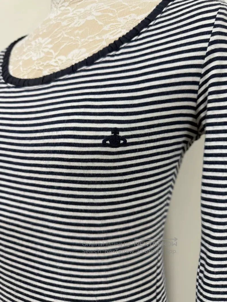 Vivienne Westwood Vivienne Westwood Nautical Stripe Tie Front Seven-Eighth S Size S / US 4 / IT 40 - 4 Thumbnail