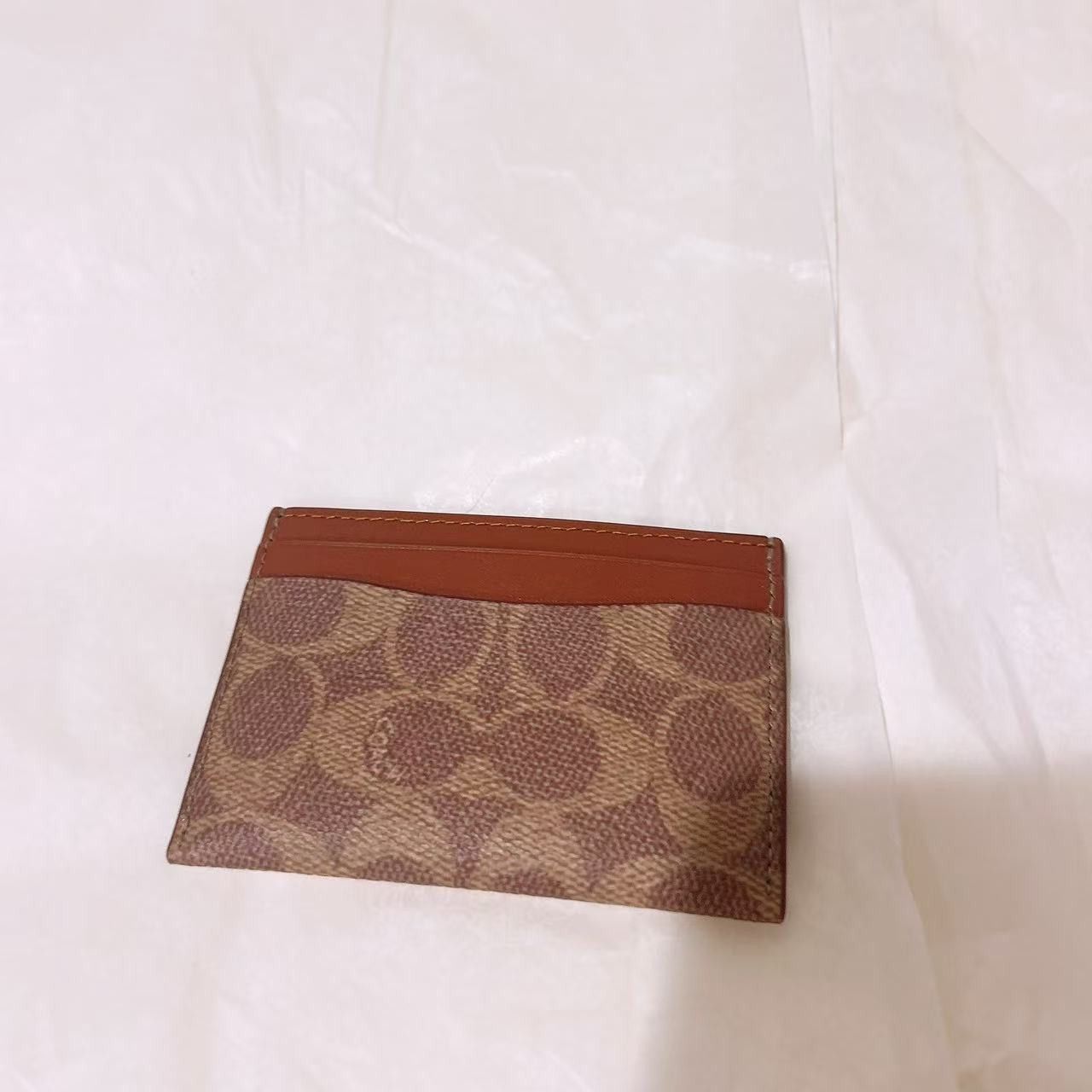 Coach Holiday Essential Card Case With Train CY305 Size ONE SIZE - 3 Thumbnail