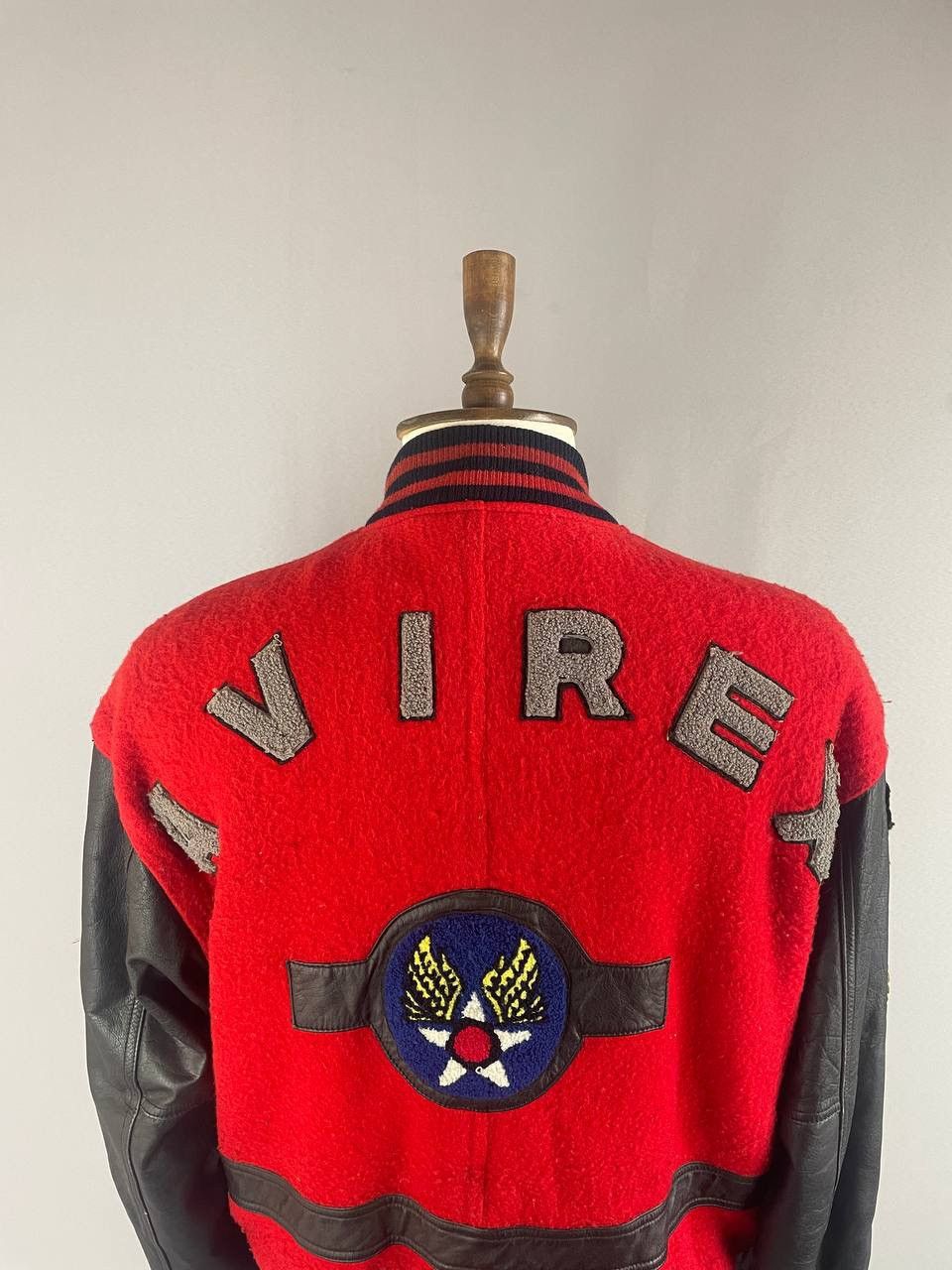 Avirex Avirex Varsity Jacket Leather Bomber USA Vintage Rare Size US M / EU 48-50 / 2 - 18 Thumbnail