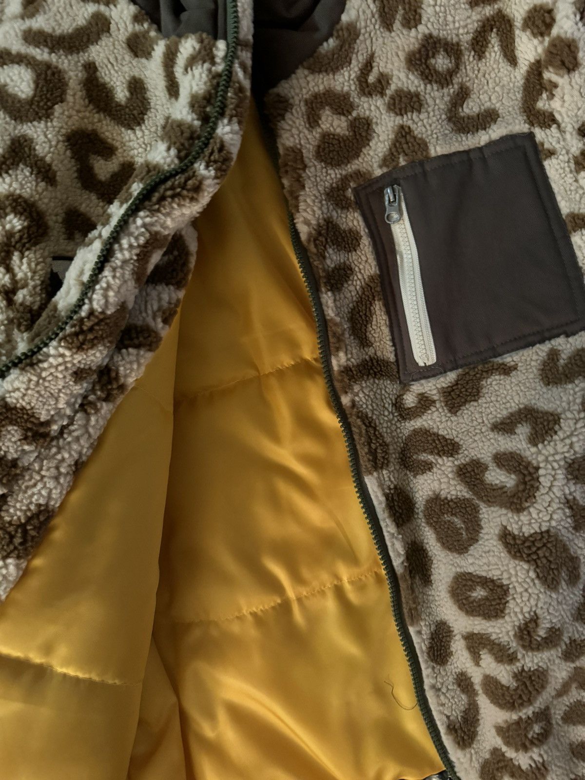 Japanese Brand Cheeta Print Fleece Bomber Size US M / EU 48-50 / 2 - 4 Thumbnail