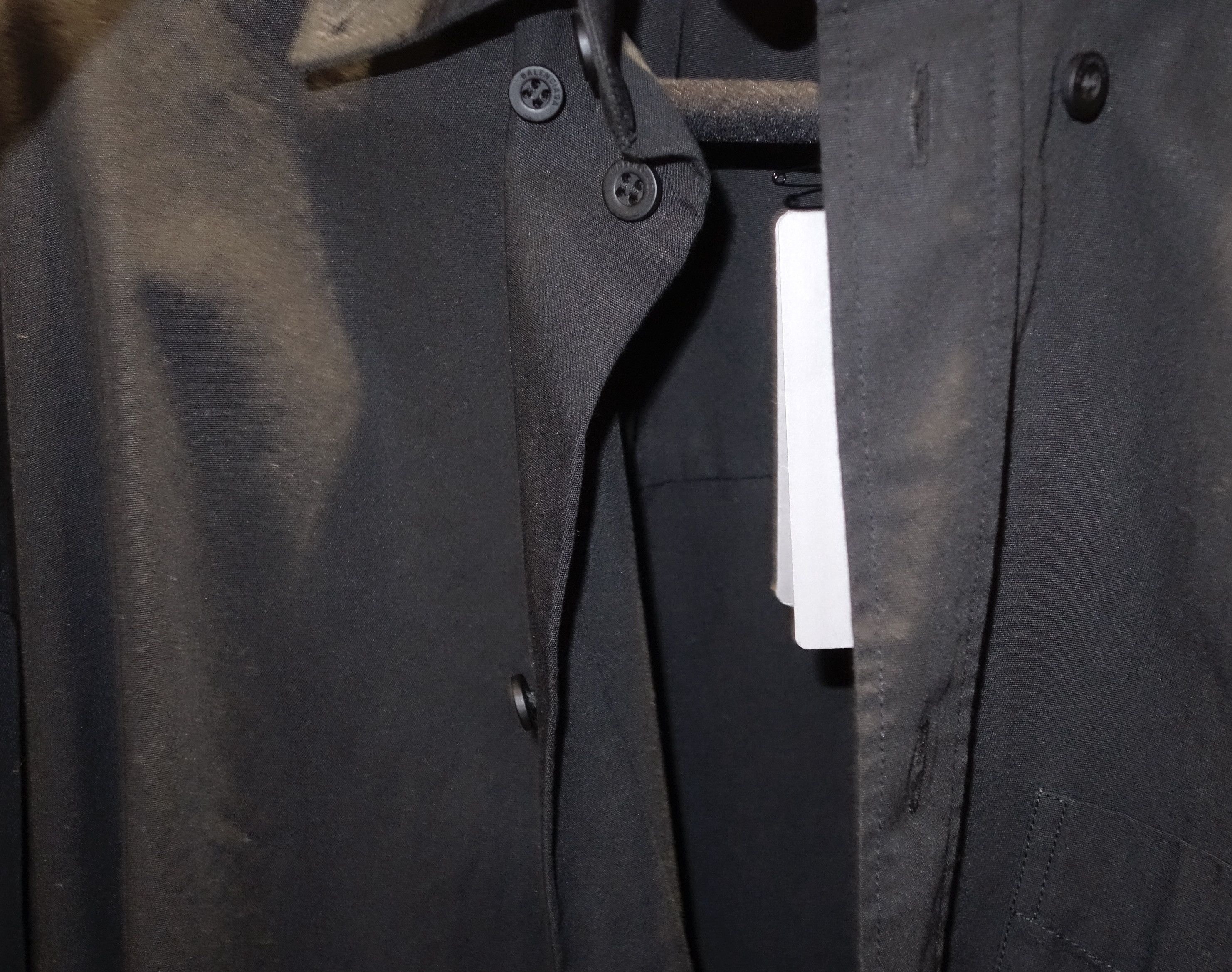 Balenciaga '360 Degree' Winter 022 oversized button down shirt Size US XL / EU 56 / 4 - 6 Thumbnail
