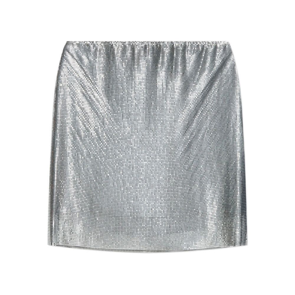 Versace Versace SILVER Skirts - Straight Skirts Size 27" / US 4 / IT 40 - 1 Thumbnail