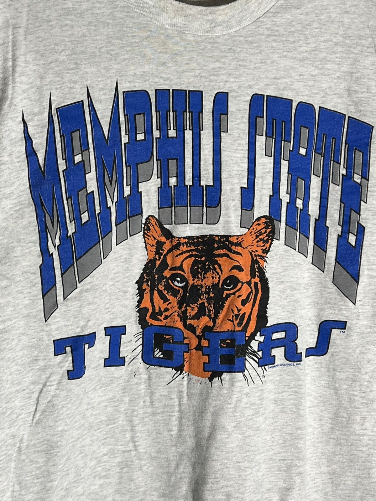 Fruit Of The Loom Vintage 90s Memphis State Tigers University Tee Size US M / EU 48-50 / 2 - 2 Thumbnail