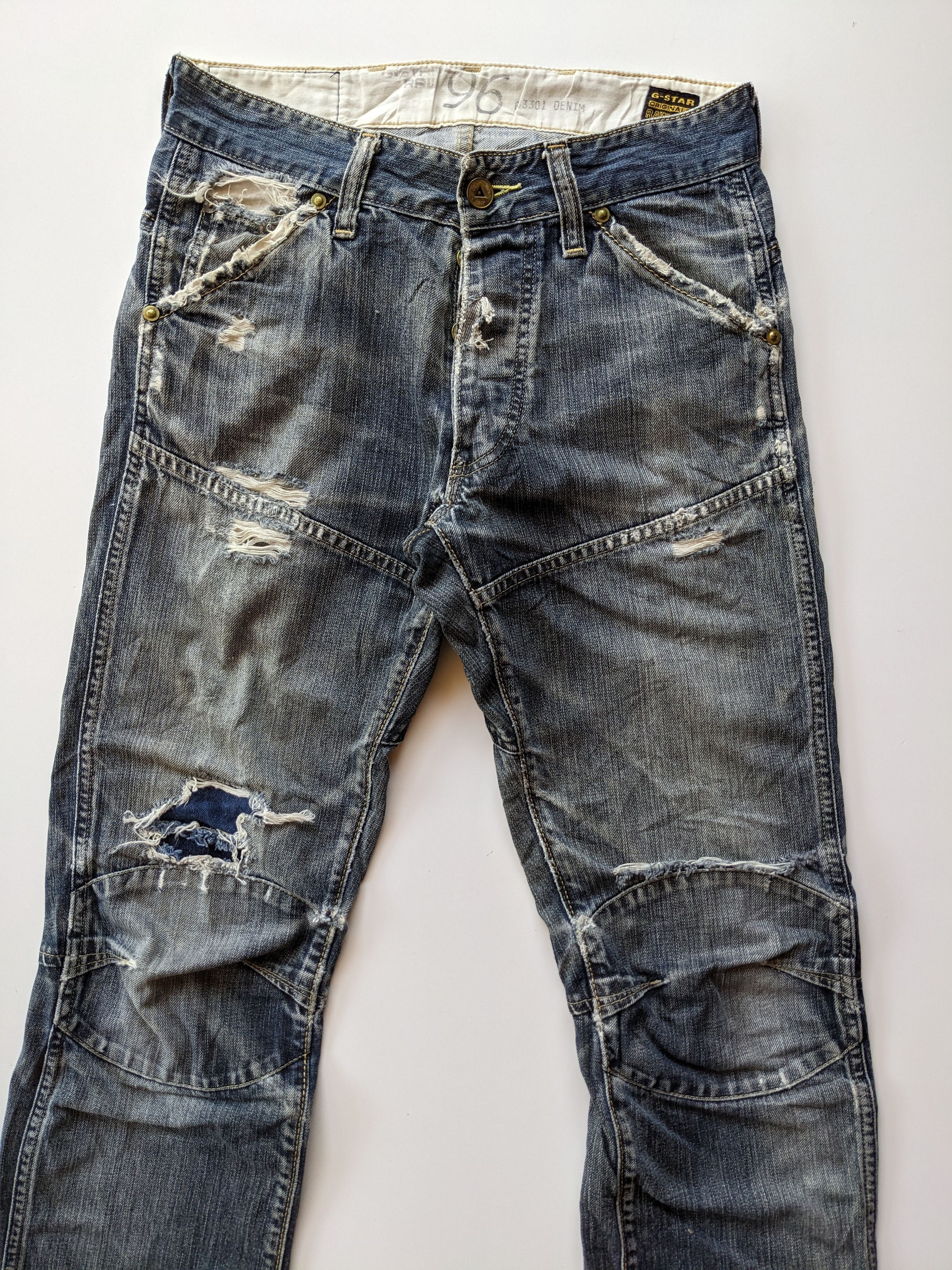 G-Star G-Star Raw distressed clawmark faded jeans Size US 30 / EU 46 - 5 Thumbnail