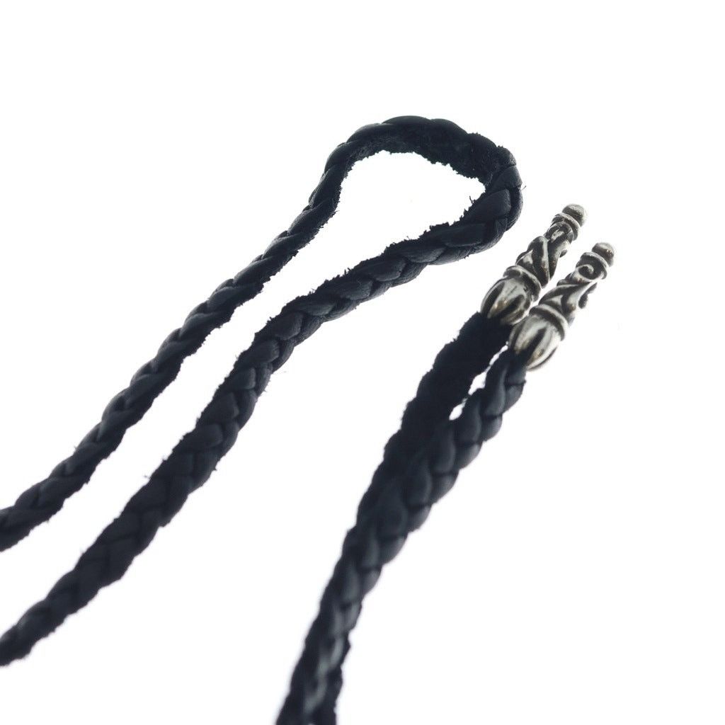 Chrome Hearts Chrome Hearts Leather Braid Scroll Necklace Size ONE SIZE - 6 Thumbnail