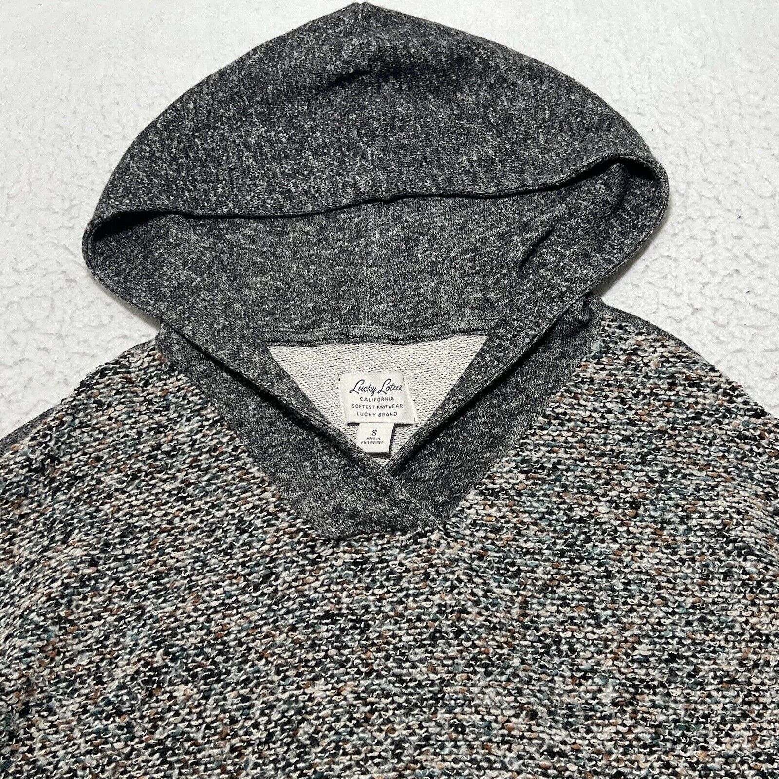Lucky Brand Lucky Lotus Lucky Brand Softest Knitwear Hooded Sweater Size S / US 4 / IT 40 - 2 Thumbnail