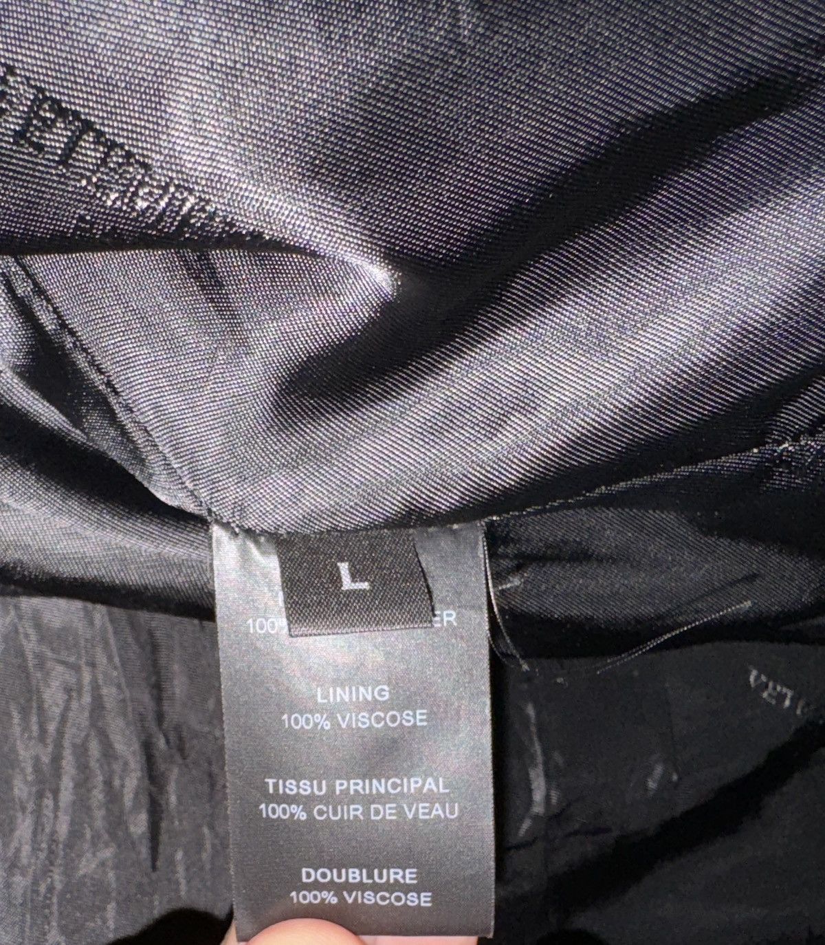 Vetements Vetements biker leather jacket Size US L / EU 52-54 / 3 - 4 Thumbnail