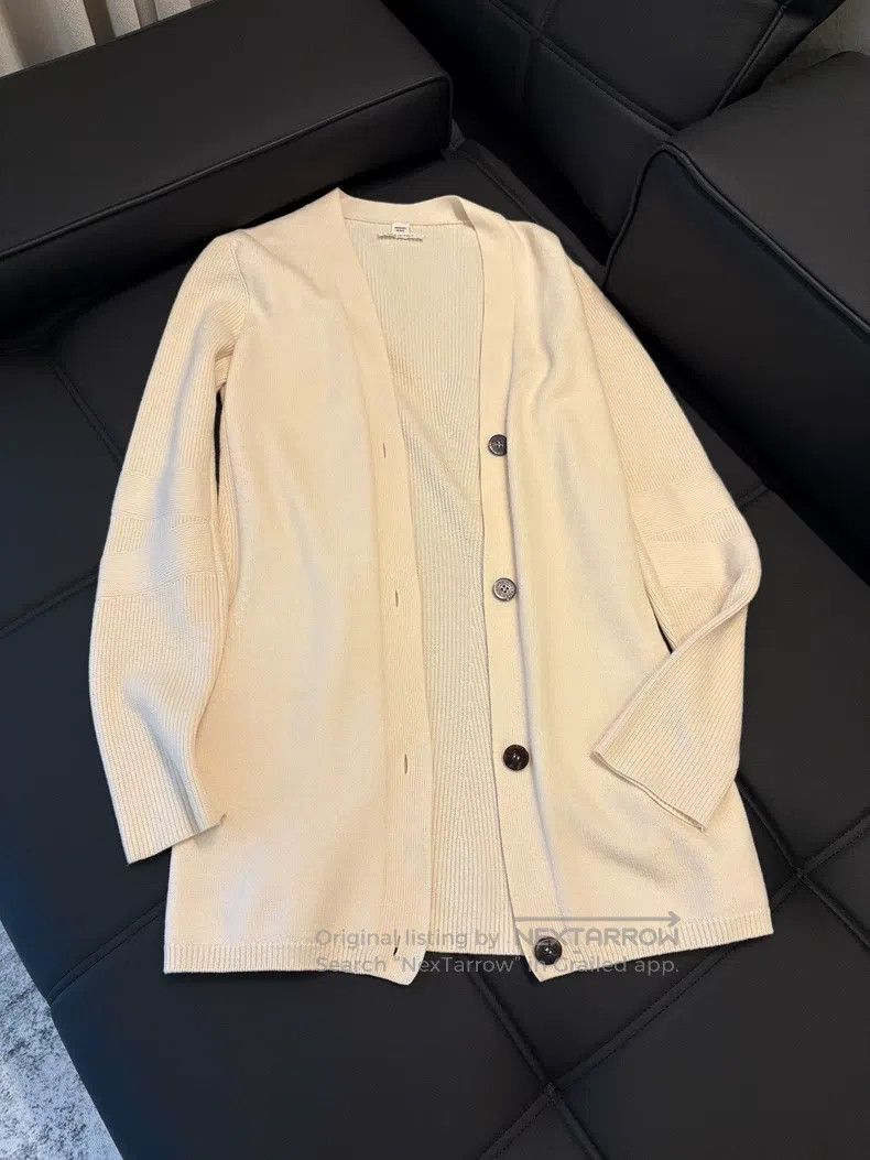 Hermes Hermes Cardigan - Beige Size XS / US 0-2 / IT 36-38 - 1 Thumbnail