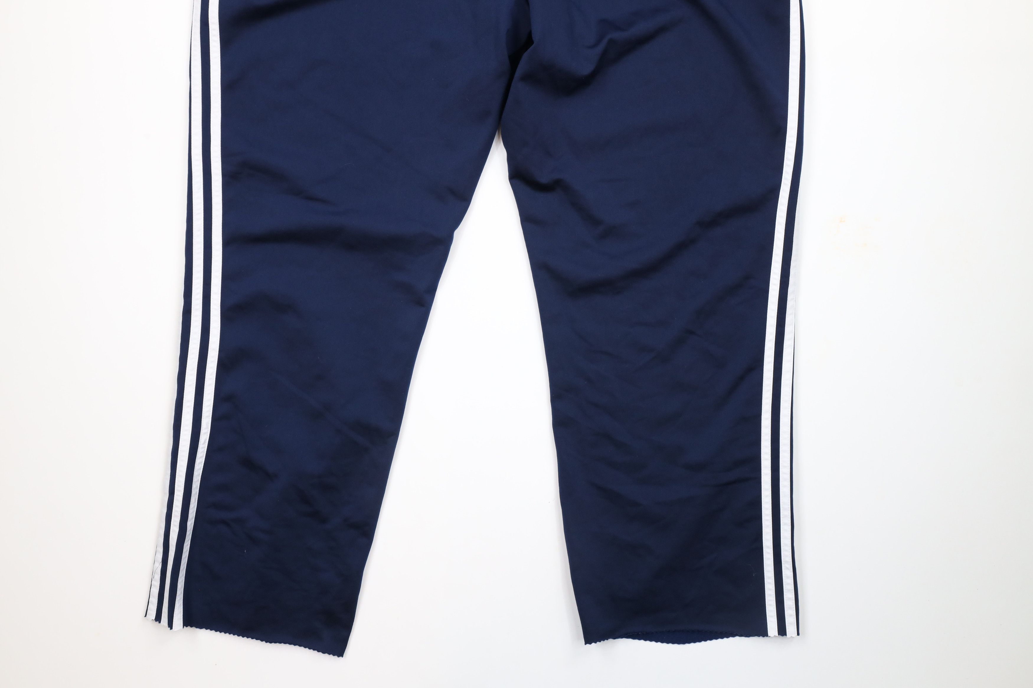 Adidas × Vintage Vintage Adidas Striped Wide Leg Sweatpants Pants Blue Size US 40 / EU 56 - 12 Thumbnail
