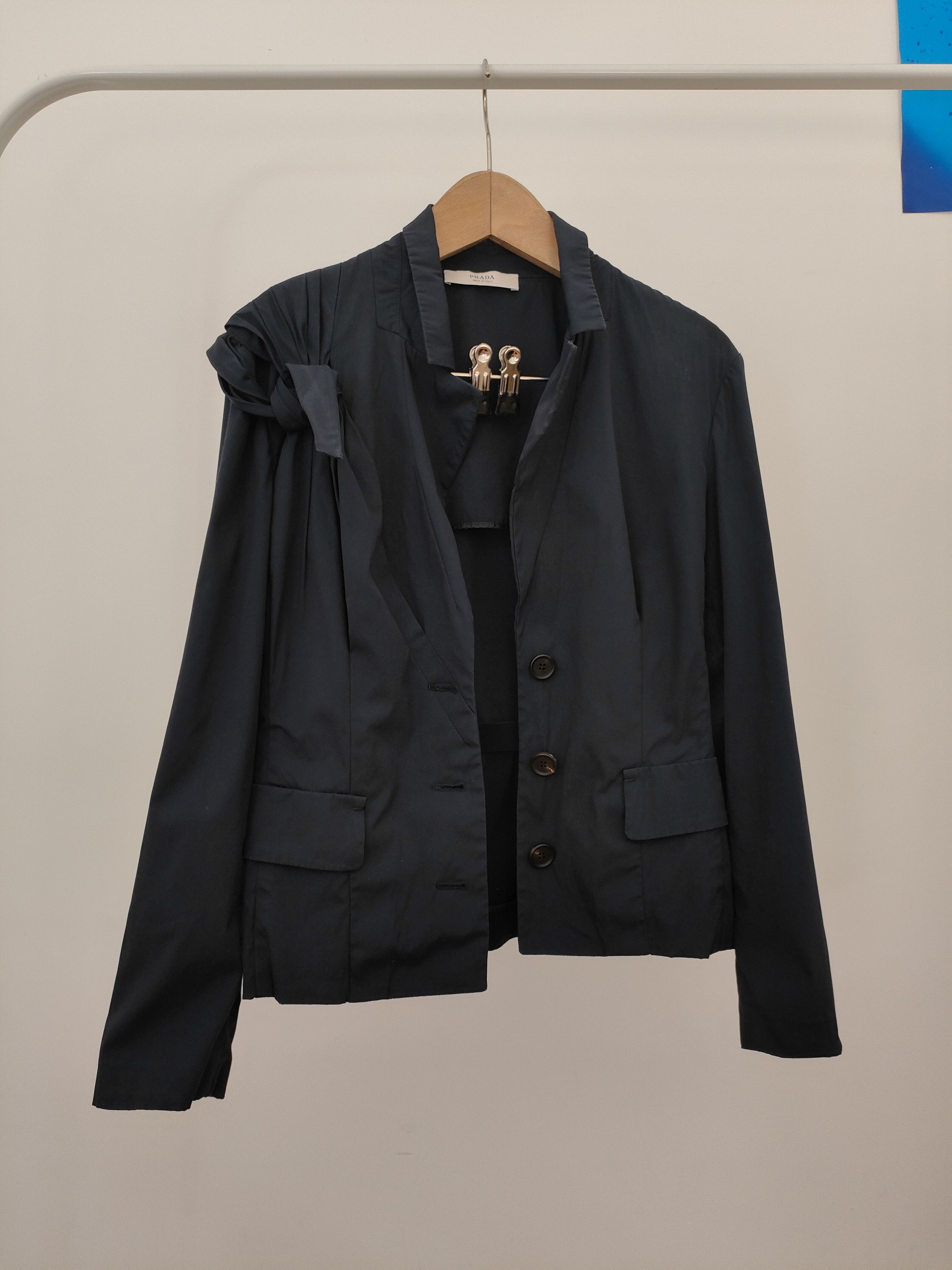 Prada SS09 Prada Tailored Bow Blazer Jacket Size M / US 6-8 / IT 42-44 - 3 Thumbnail