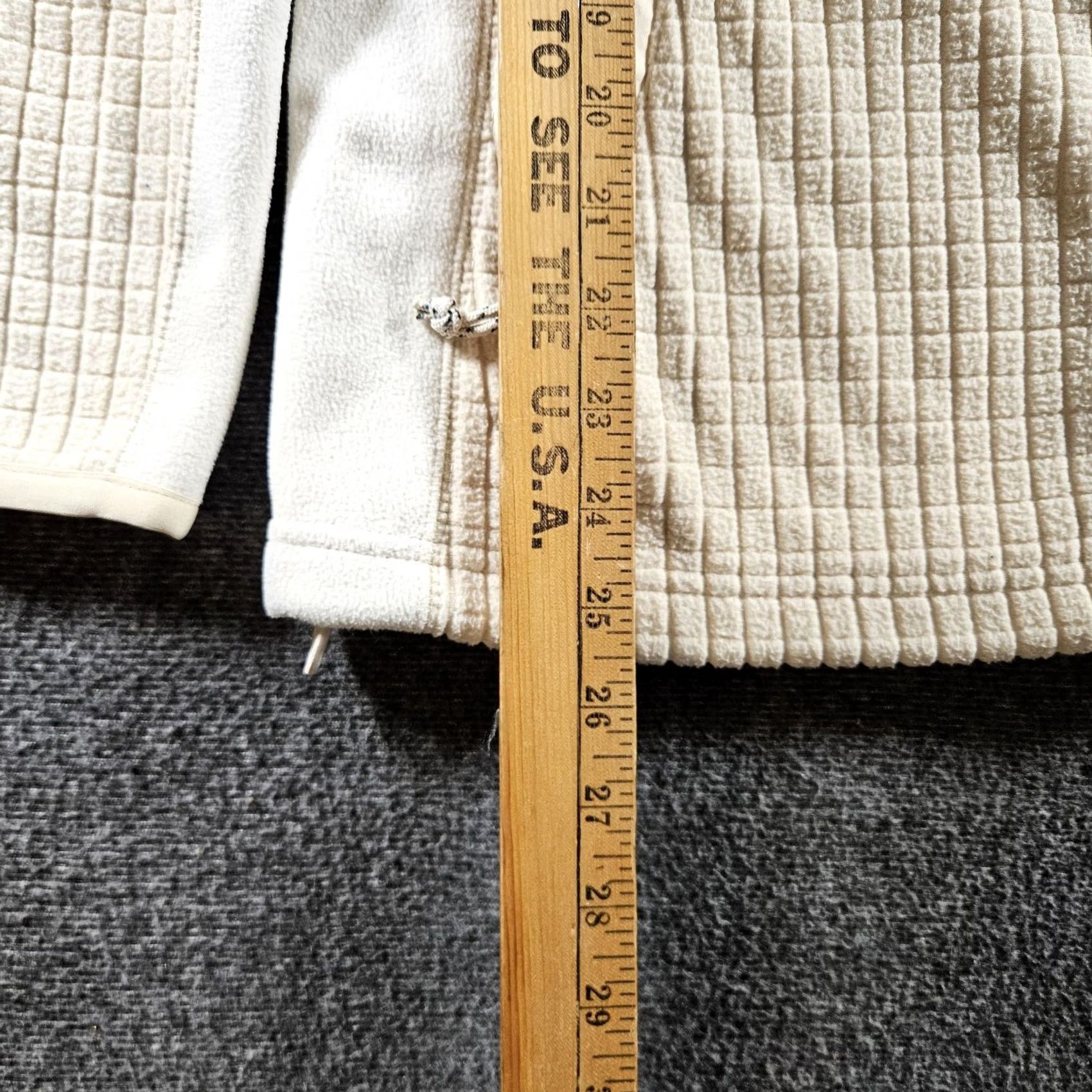 Vintage LL Bean Fleece Jacket Womens M Beige Full Zip Pockets Outdoor Merch Casual Travel Size M / US 6-8 / IT 42-44 - 5 Thumbnail