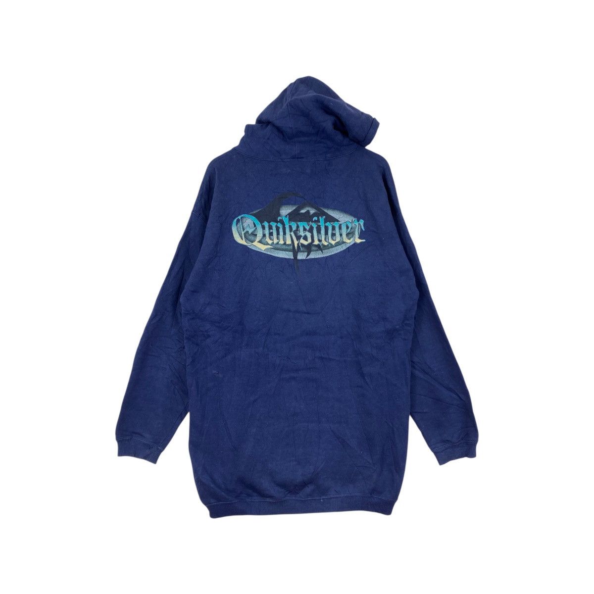 Quiksilver QUIKSILVER Surf Hawaii Beach Logo Print Blue Long Hooded Size US XL / EU 56 / 4 - 4 Thumbnail