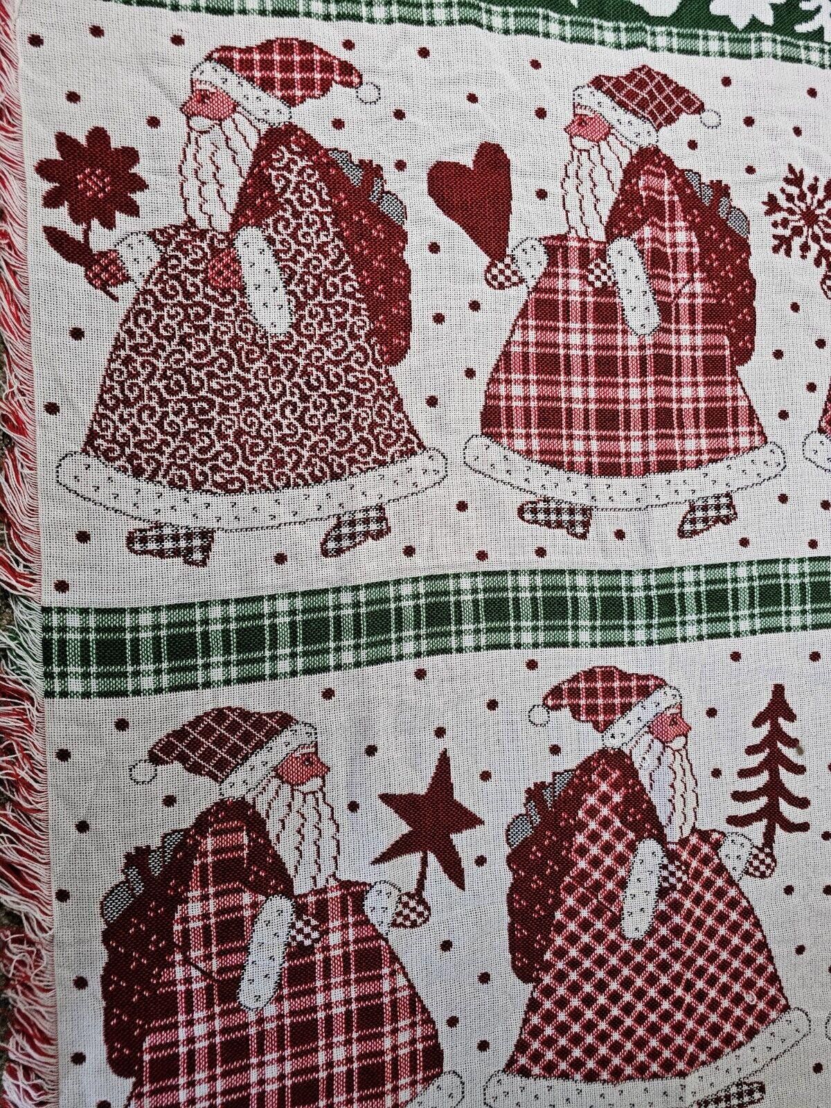 Designer MH inc st Nicholas christmas throw blanket APPROX 47x59 Size ONE SIZE - 3 Thumbnail