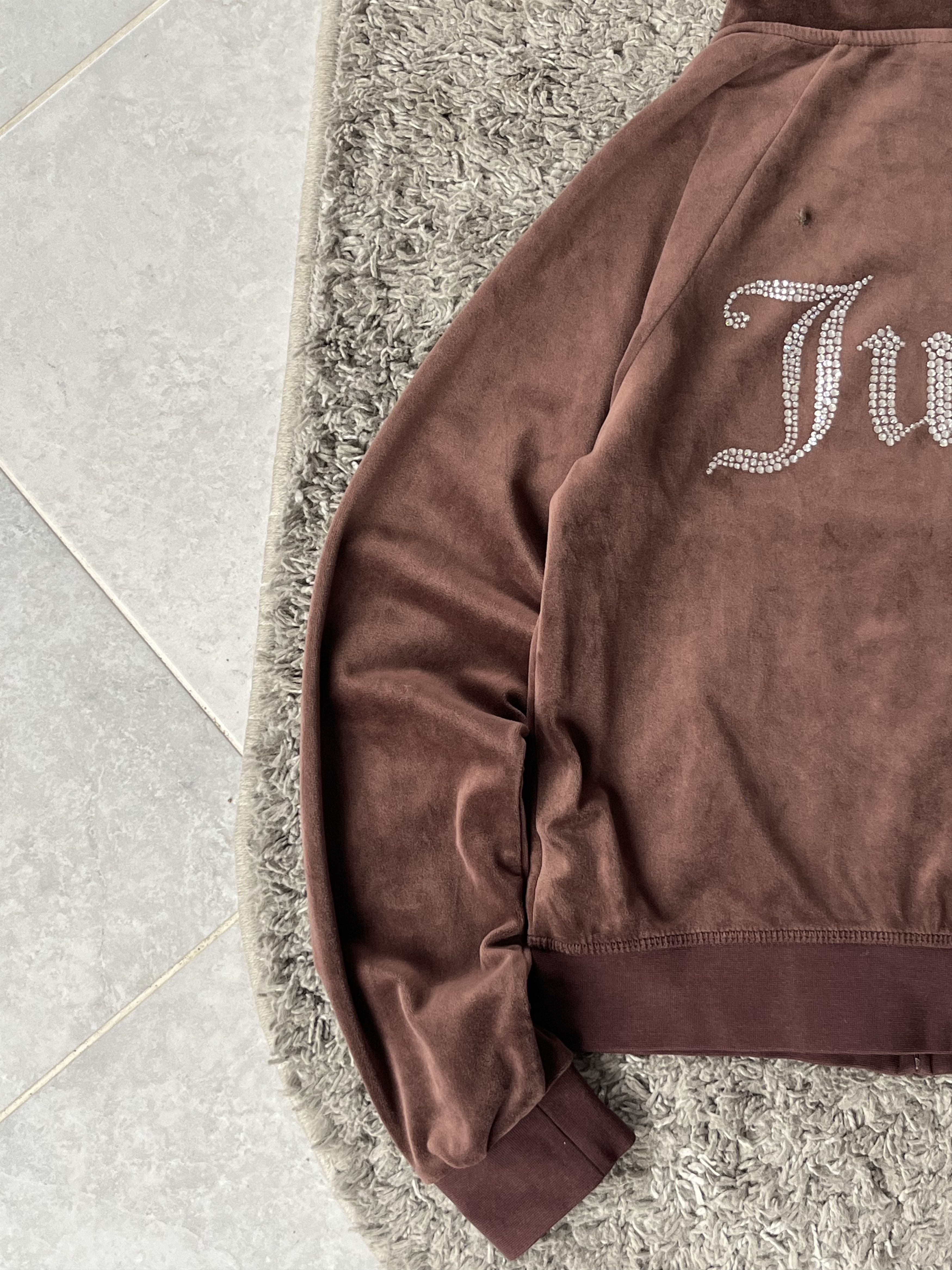 Juicy Couture Luxury Zip Hoodie Juicy Couture Big Logo Y2KStyle Streetwear Size S / US 4 / IT 40 - 3 Thumbnail