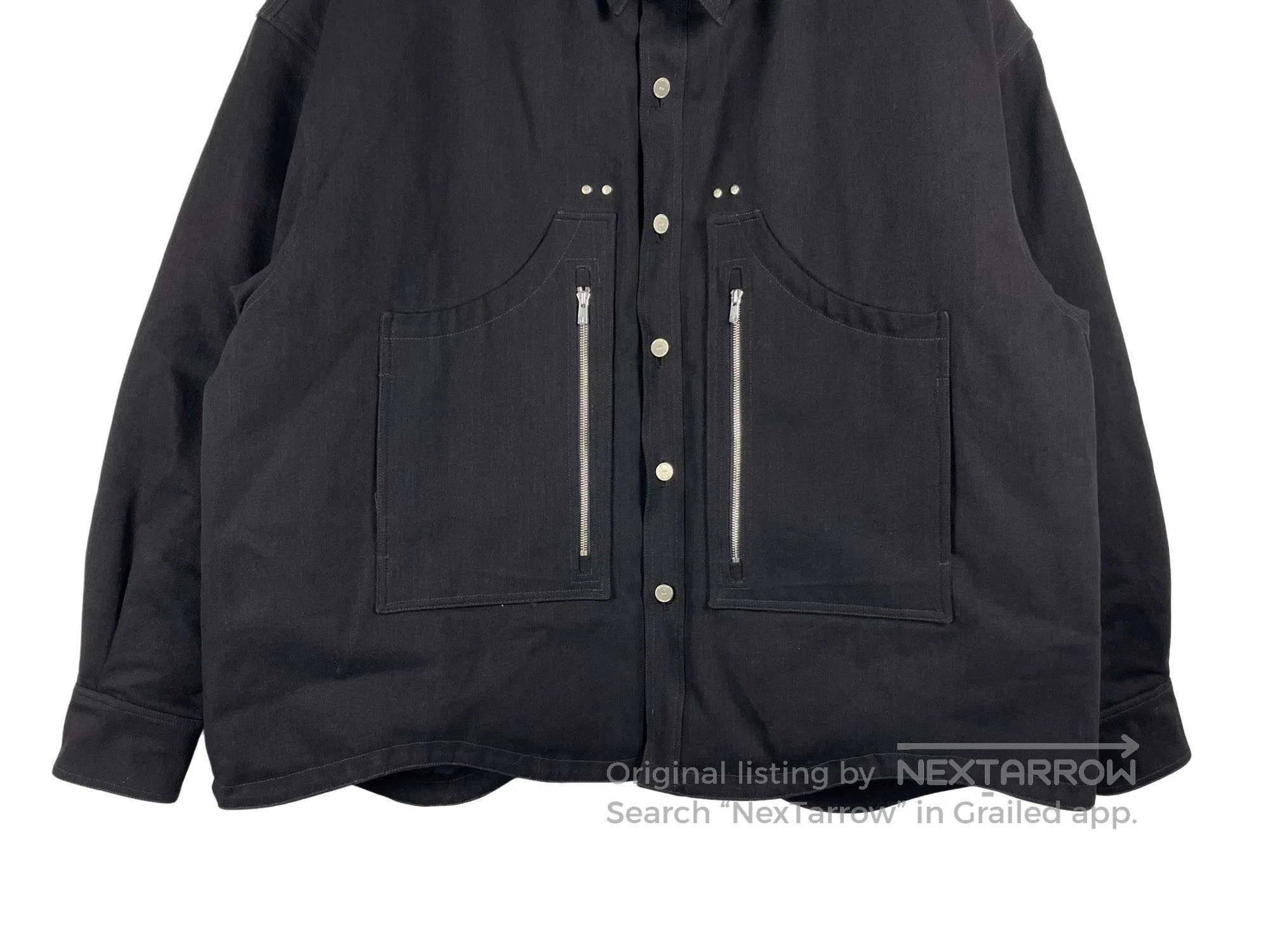 Other Far Archive Padded Denim Jacket with Silhouette Shape Size US M / EU 48-50 / 2 - 4 Thumbnail