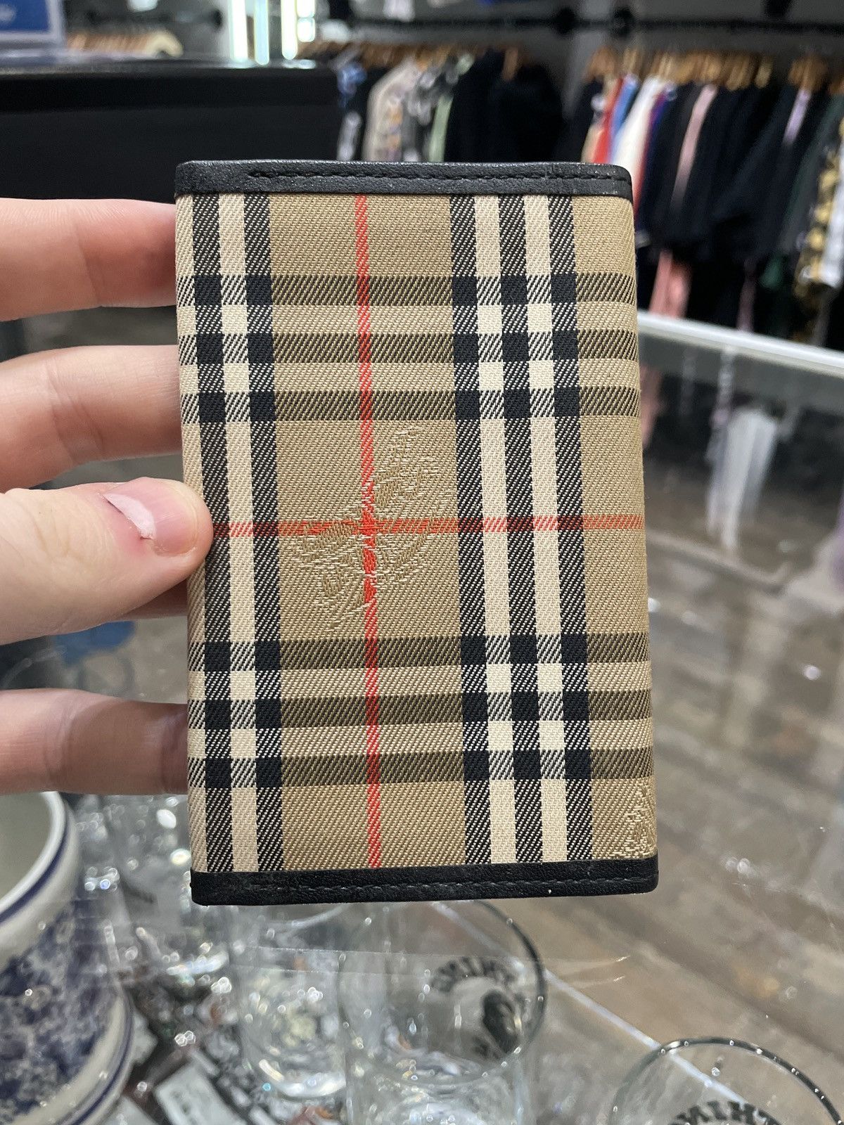 Burberry Burberry Nova Check Bi Fold Leather Agenda Size ONE SIZE - 3 Thumbnail