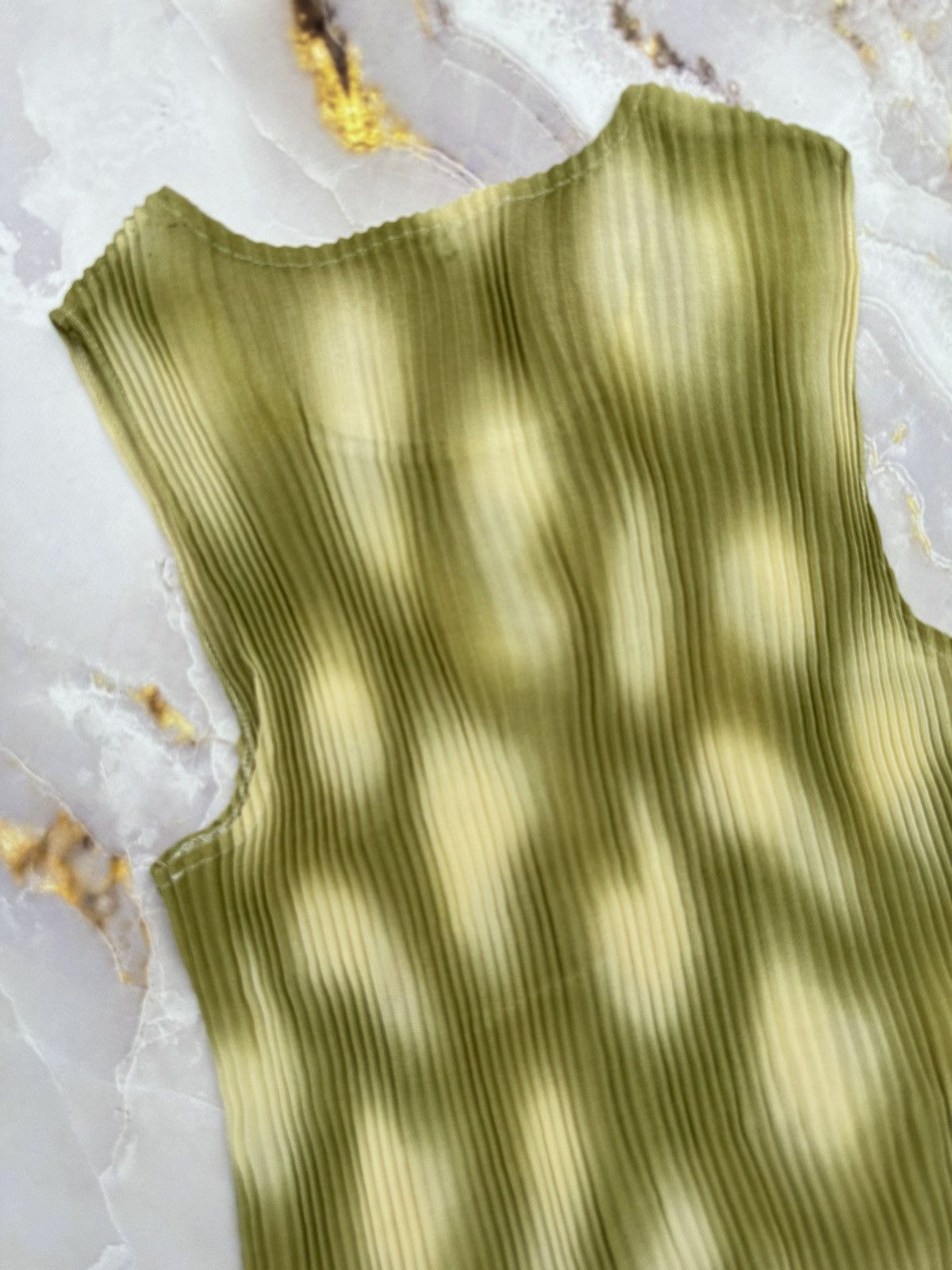 Japanese Brand Vintage Pleated Tank Top Size L / US 10 / IT 46 - 7 Thumbnail