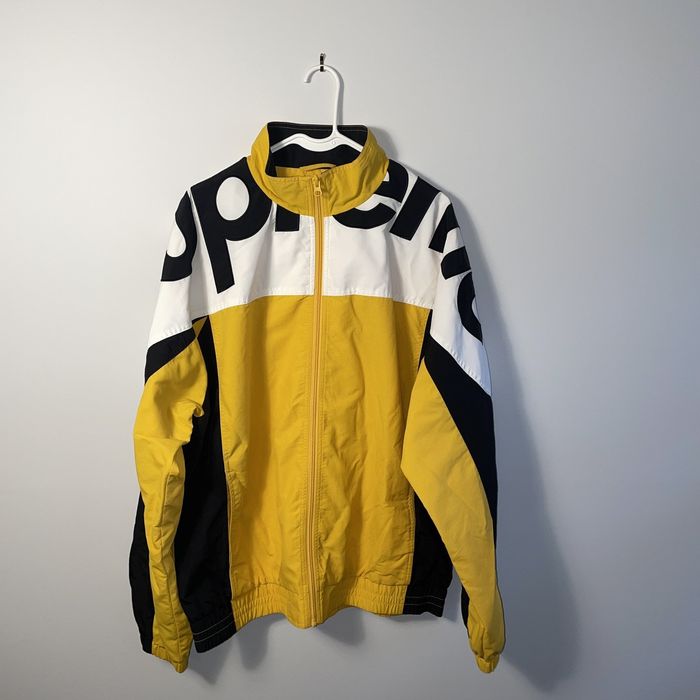 Supreme Supreme Shoulder Logo Track Jacket Gold | Grailed