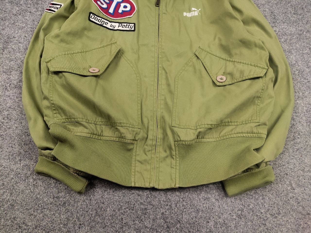Puma Rare Vintage Richard Petty Puma Dodge STP Logo Green Jacket Size US M / EU 48-50 / 2 - 6 Thumbnail