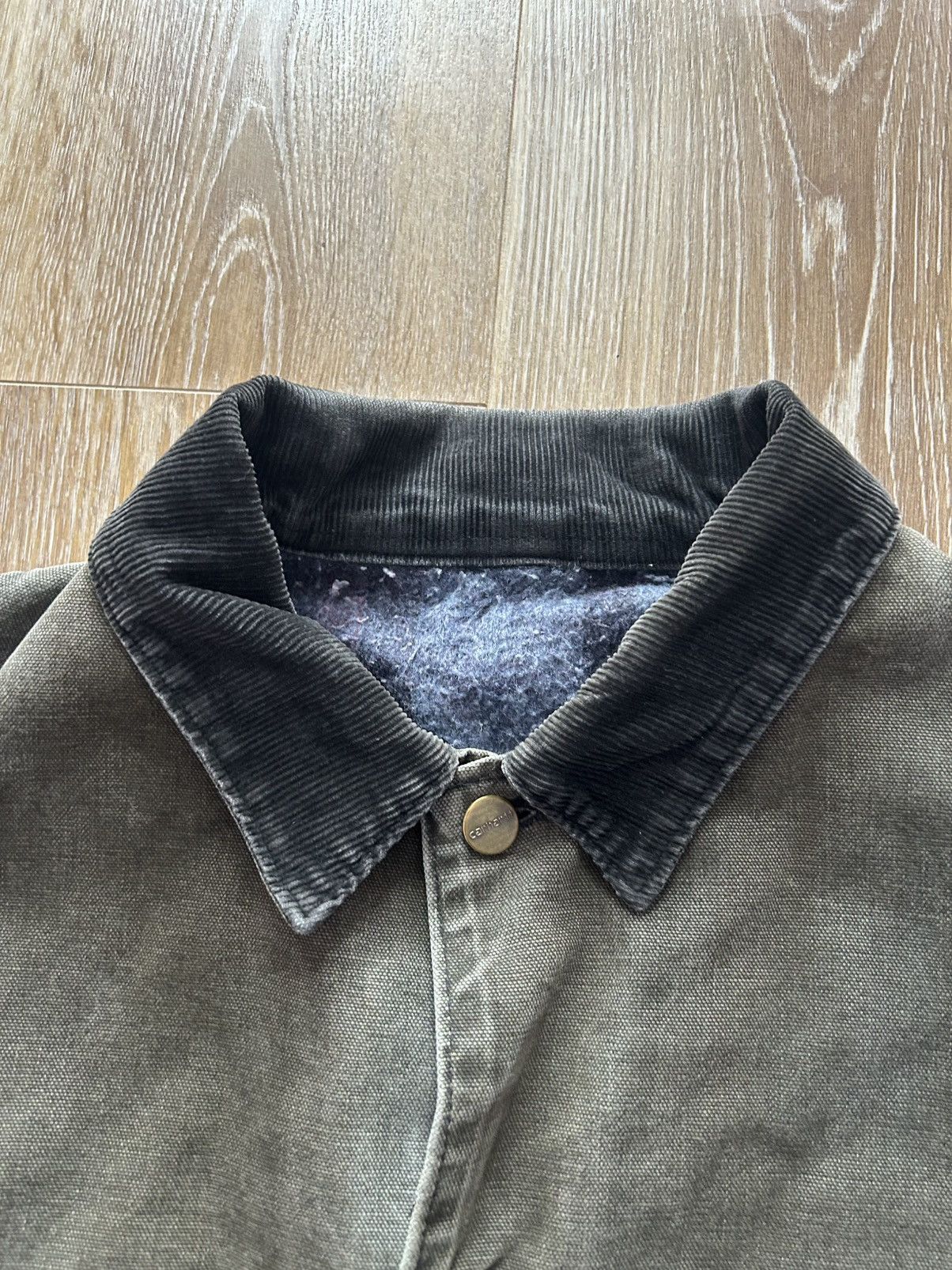 Carhartt Vintage Carhartt Jacket Men 46 C01 BLK Canvas Chore Blanket Size US XXL / EU 58 / 5 - 9 Thumbnail