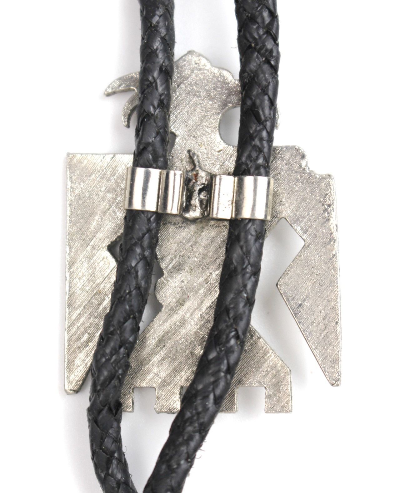 Vintage 1990S NATIVE AMERICAN SOUTHWESTERN THUNDERBIRD BOLO TIE Size ONE SIZE - 4 Thumbnail