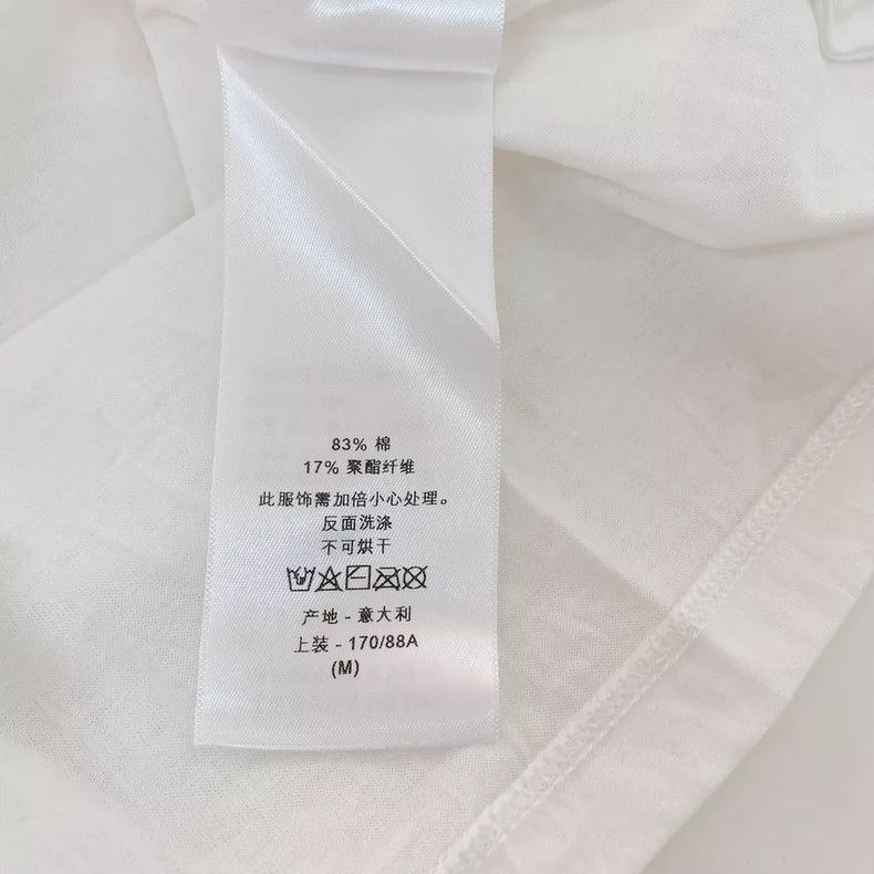 Dior Dior White letter T-shirt Size M / US 6-8 / IT 42-44 - 7 Thumbnail