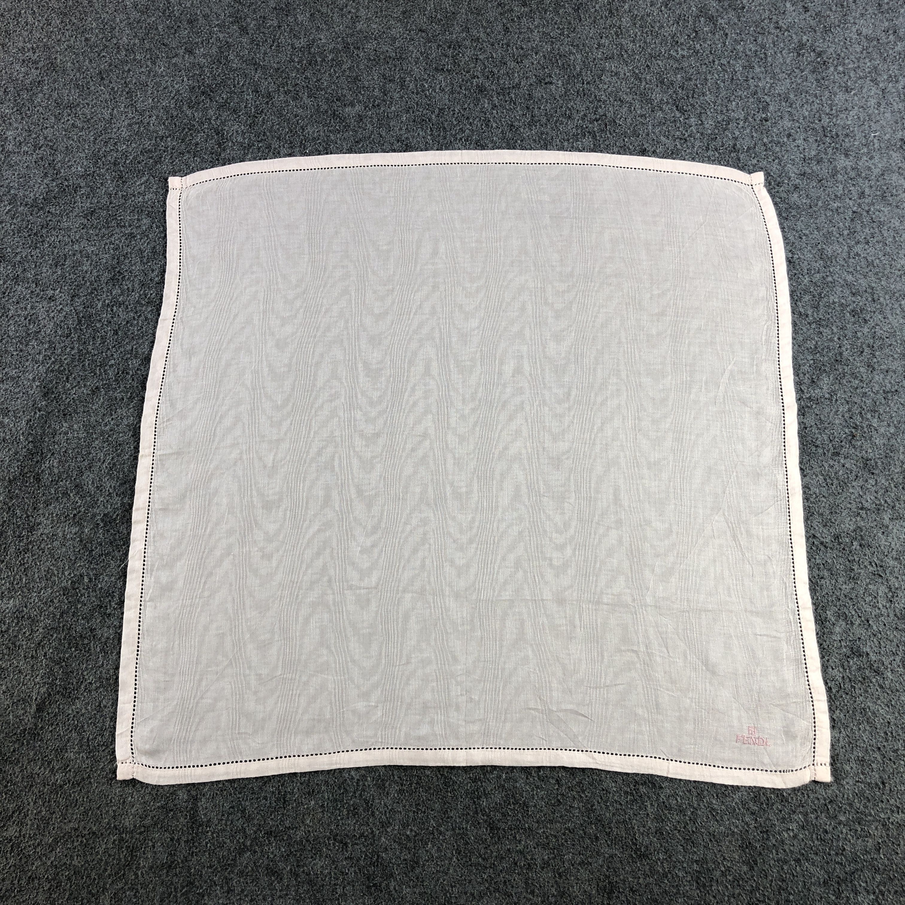 Vintage FeNdI Handkerchief Neckerchief Bandana H2412 Size ONE SIZE - 2 Thumbnail