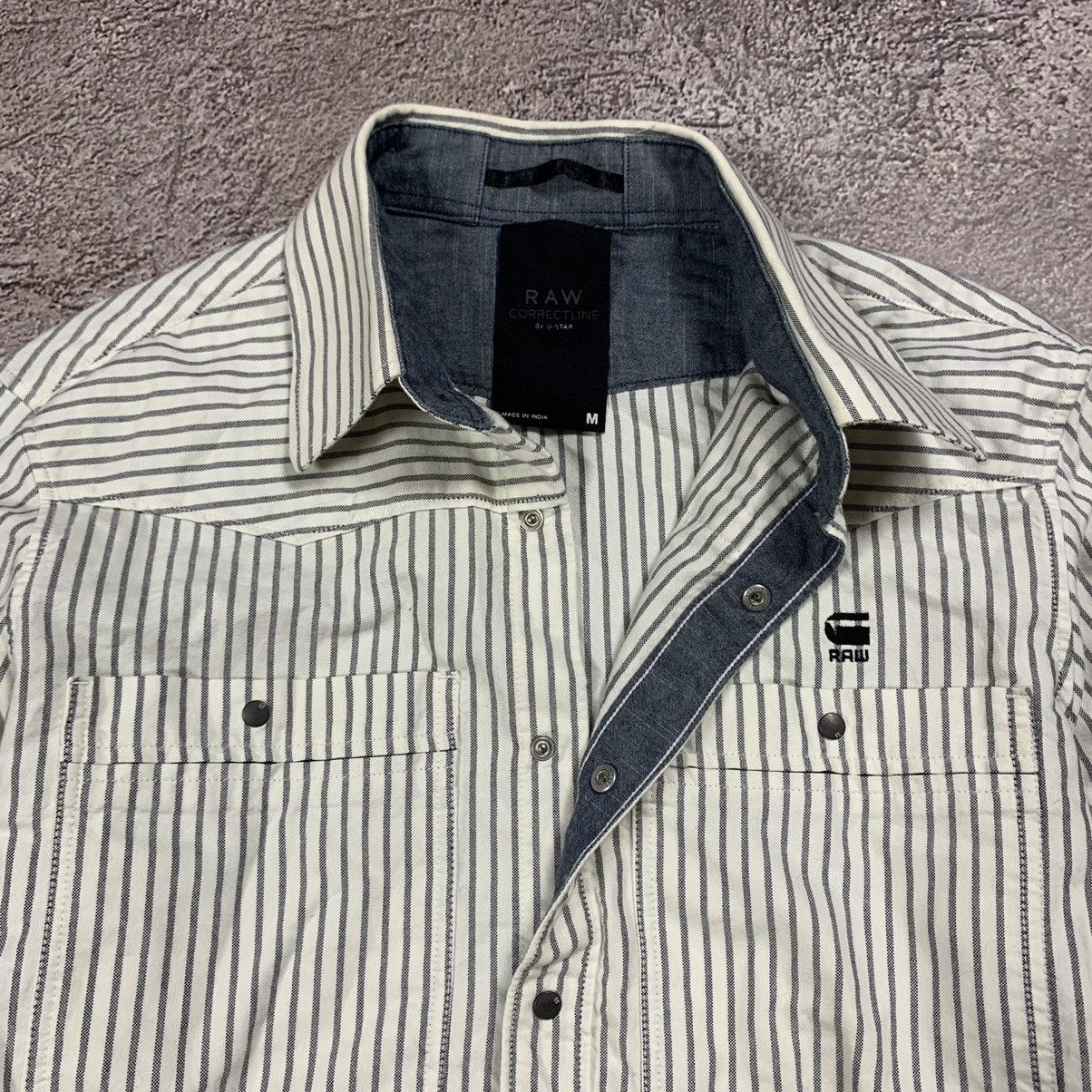 Vintage Vintage Y2K Striped Button Up Shirt Preppy Streetwear Slim M Size US M / EU 48-50 / 2 - 4 Thumbnail
