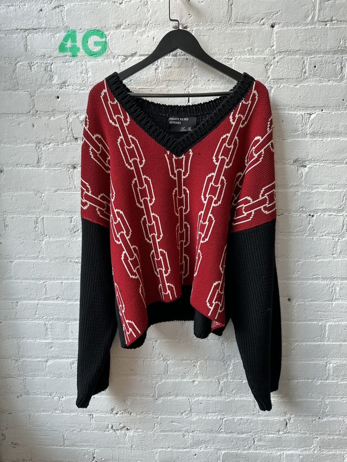 Enfants Riches Deprimes ERD LORO PIANA CHAIN LINK KNIT Size US XL / EU 56 / 4 - 1 Thumbnail