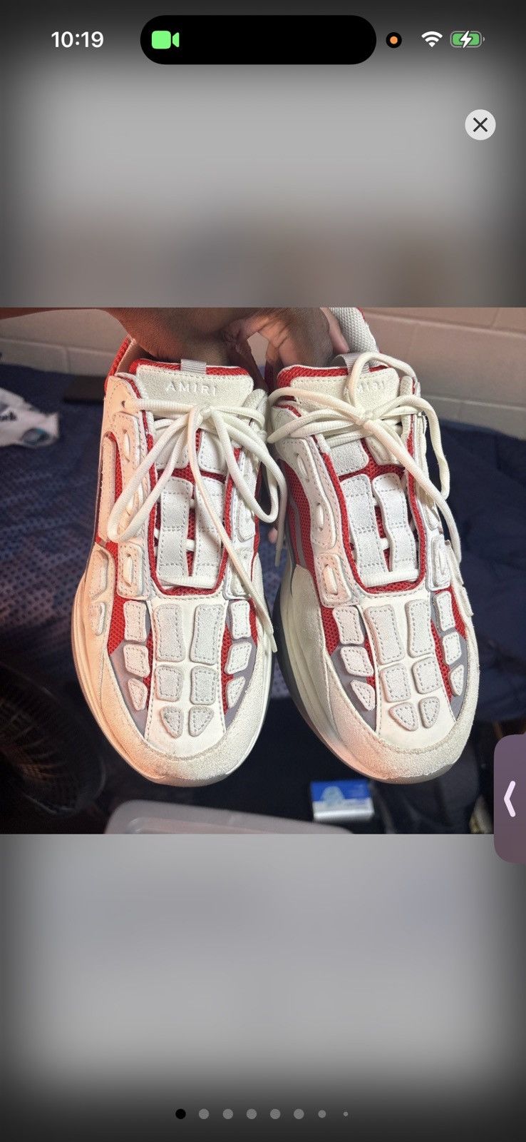 Amiri Amiri Bone Runners ‘Red White’ Size US 12 / EU 45 - 10 Thumbnail