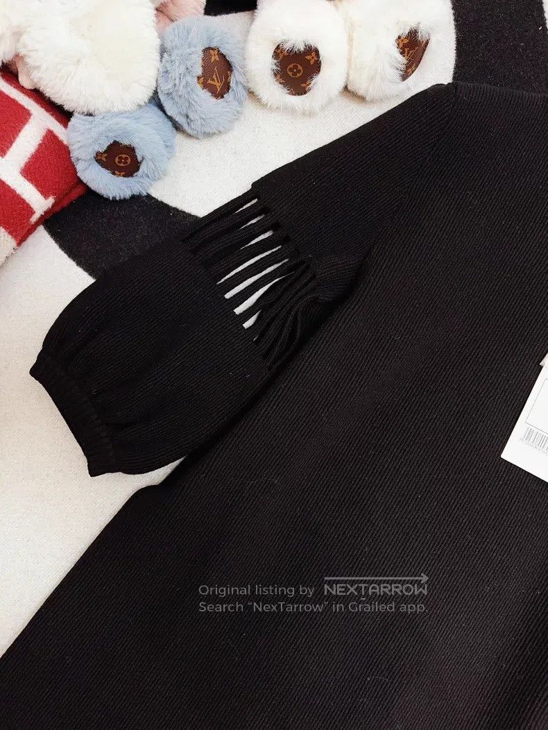 Chanel Chanel Black lantern sleeve hollow dress Size XS / US 0-2 / IT 36-38 - 4 Thumbnail