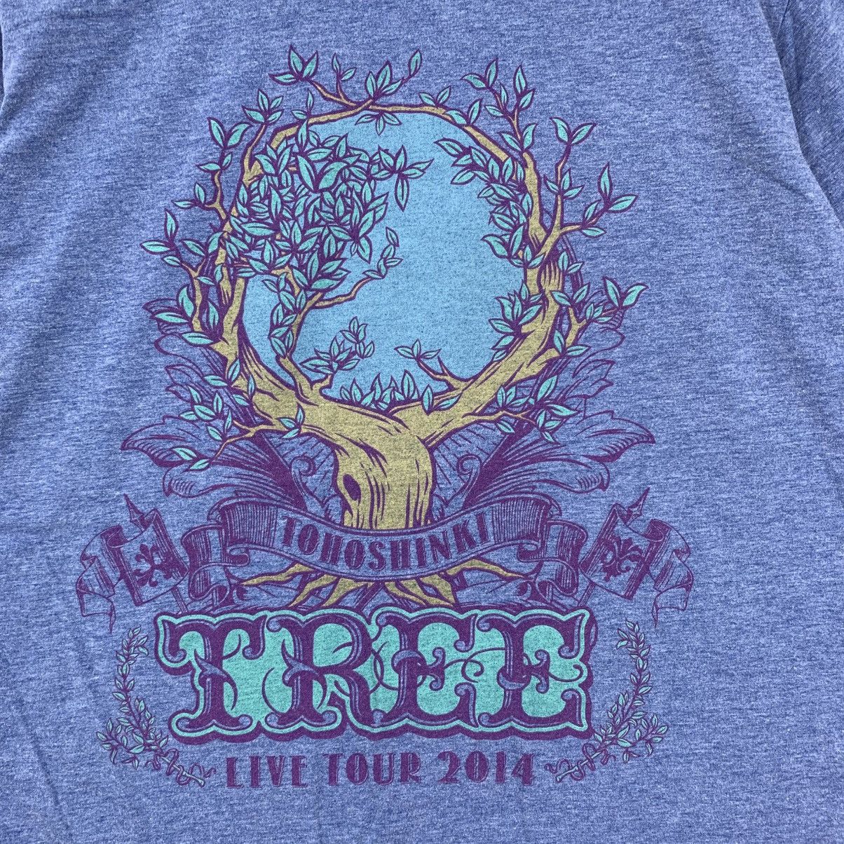 Vintage TOHOSHINKI TREE Tour 2014 South Korean Band Tshirt Size US S / EU 44-46 / 1 - 4 Thumbnail