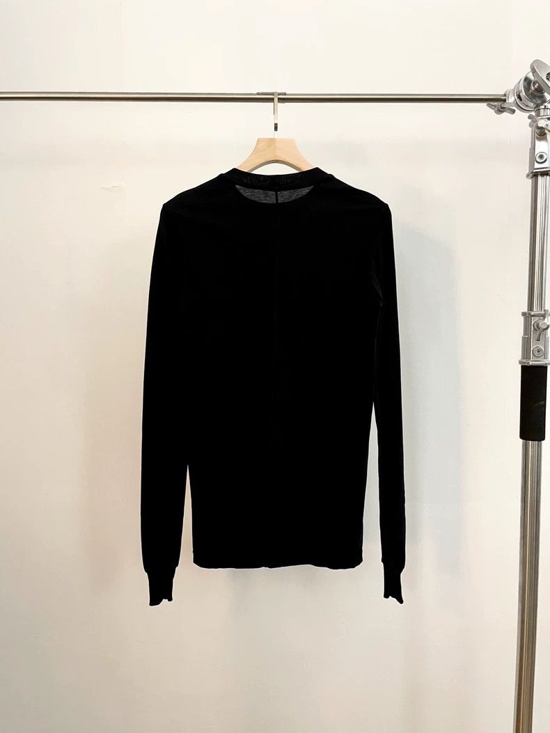 Rick Owens Rick Owens Classic Black Long Sleeve Size US S / EU 44-46 / 1 - 3 Thumbnail