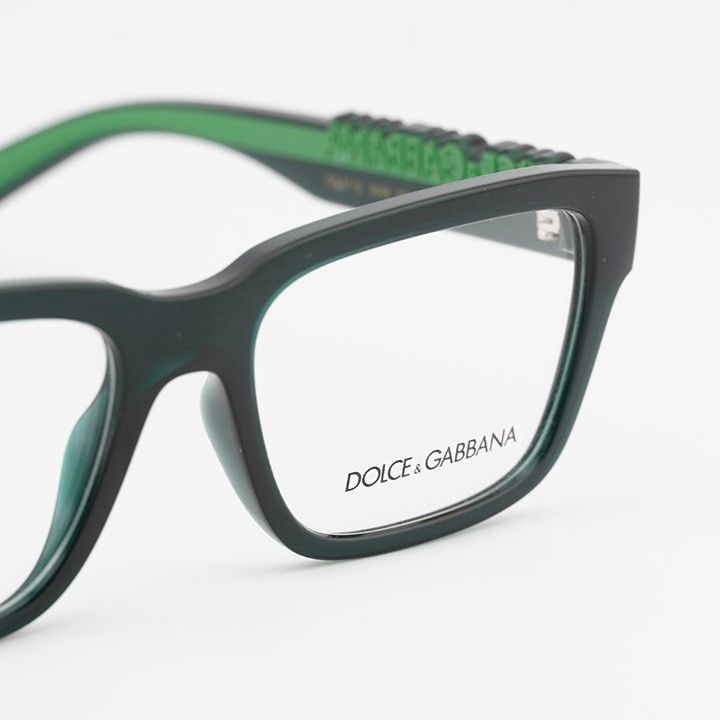 Dolce & Gabbana Dolce & Gabbana DG5112 3008 Eyeglasses Green 53mm Rectangle Size ONE SIZE - 2 Thumbnail