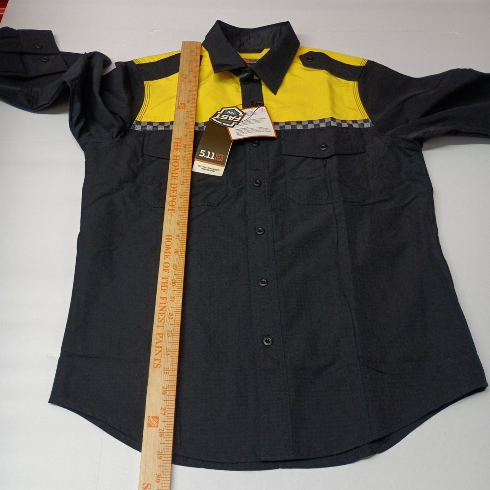 5.11 5.11 Tactical Shirt Men's Size S Blue Yellow Button Up NWT Size US S / EU 44-46 / 1 - 6 Thumbnail