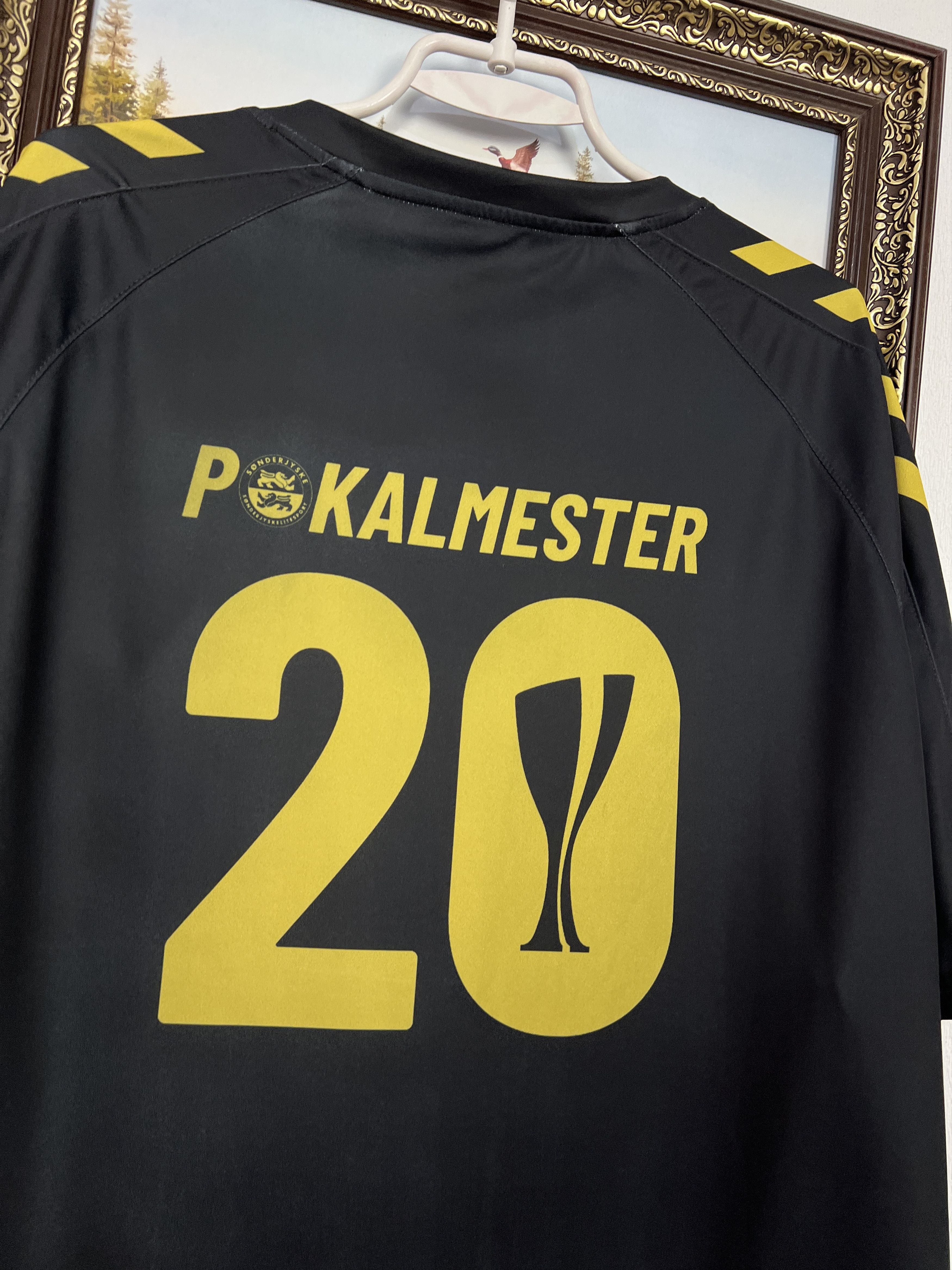Hummel Pokalmester Sonderjyske Football Shirt Soccer Jersey Trikot Size US XXL / EU 58 / 5 - 8 Thumbnail