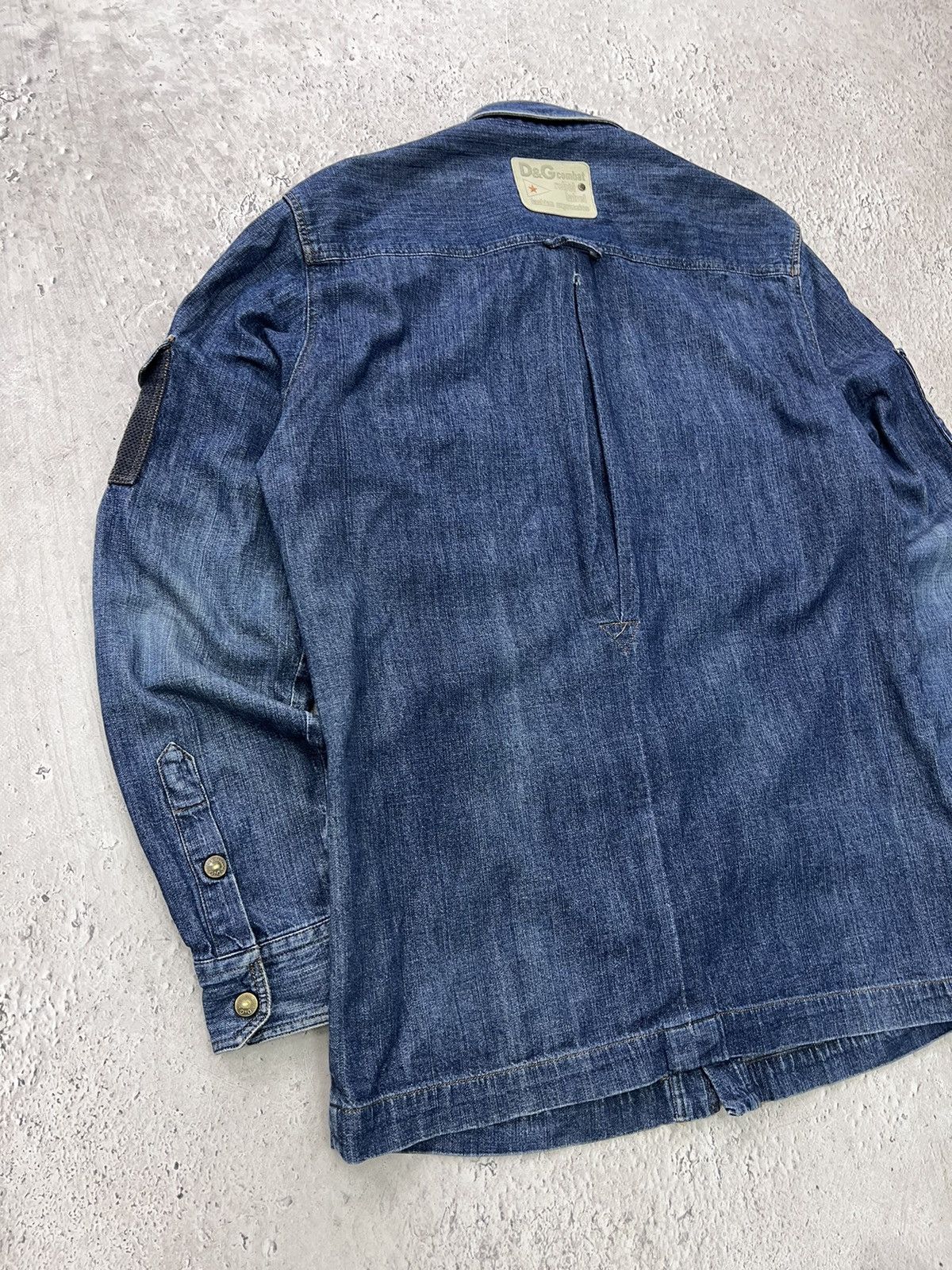 Dolce & Gabbana × Vintage Dolce & Gabbana Shirt denim with pockets Sleeve Shirt Size US L / EU 52-54 / 3 - 14 Thumbnail