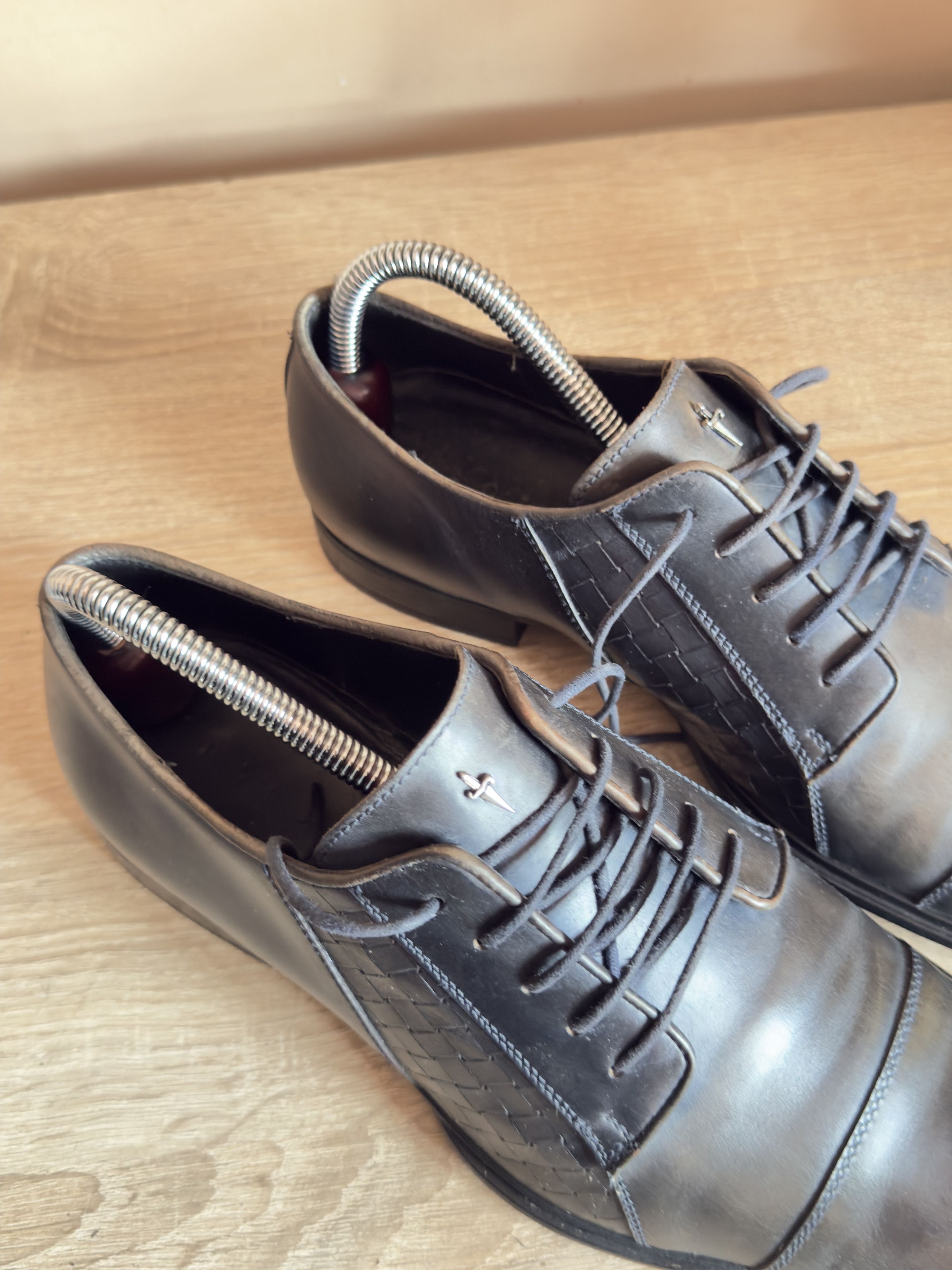 Paciotti Cesare paciotti derby leather shoes fit 40/41 EU 7 / 7.5 US Size US 7 / EU 40 - 6 Thumbnail